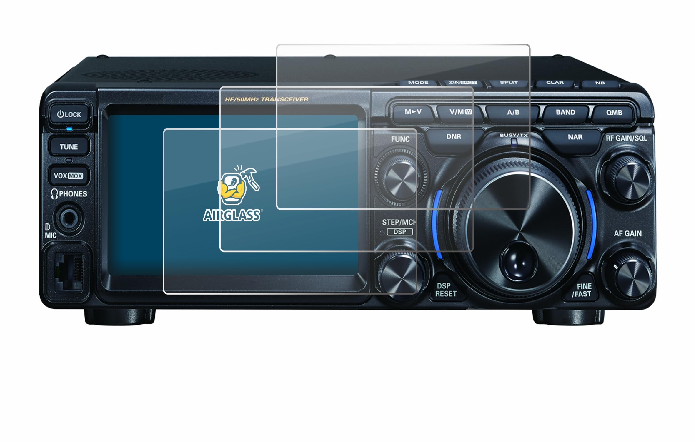 Pellicola Protettiva Vetro Per Yaesu FT-710 Protezione