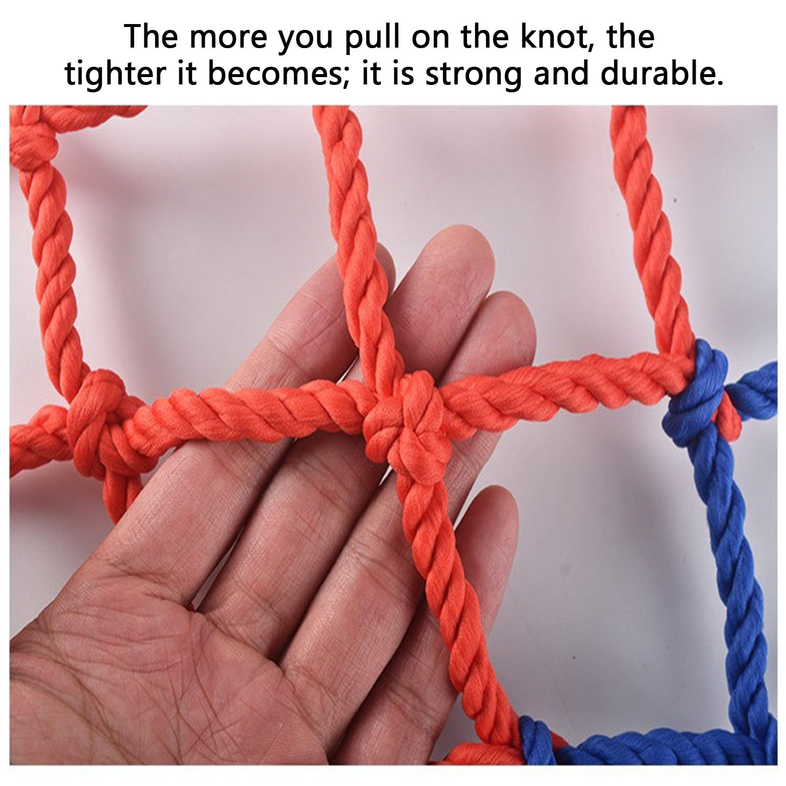 Heavy Du Sports Safe Net – Rete in corda resistente per arrampicata all'aperto, giochi e attività – protezione perfetta per bambini e animali domestici