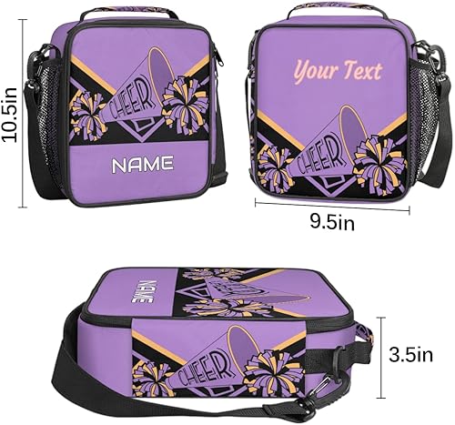 Miniatura 10 de Lonchera con diseño de pelota de jugador de béisbol para niños, bolsa refrigerante reutilizable, lonchera con aislamiento térmico