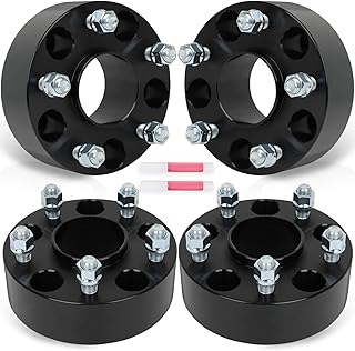 SCITOO 4Pcs 5x5 Wheel Spacers 2 inch Bore 71.5mm Studs 14x1.5 5 Lug Wheel Spacers Fit for Jeep Grand Wagoneer 2022-2023,for Jeep Wrangler 2018-2022