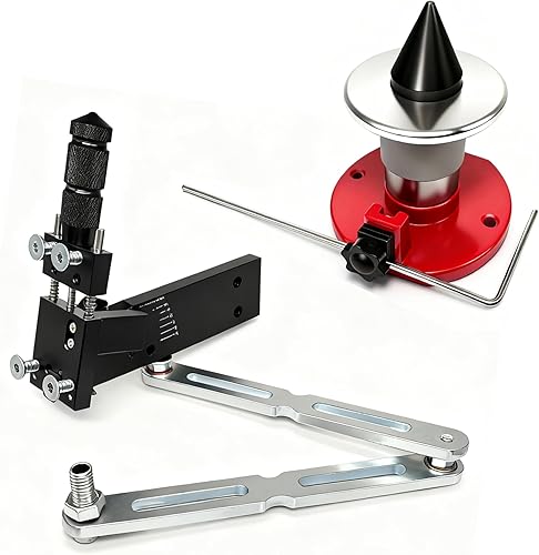 Kit de afilador y equilibrador de cuchillas para cortacésped para muchos tipos de cuchillas de cortacésped. (15-45 ajustable, equilibrador de