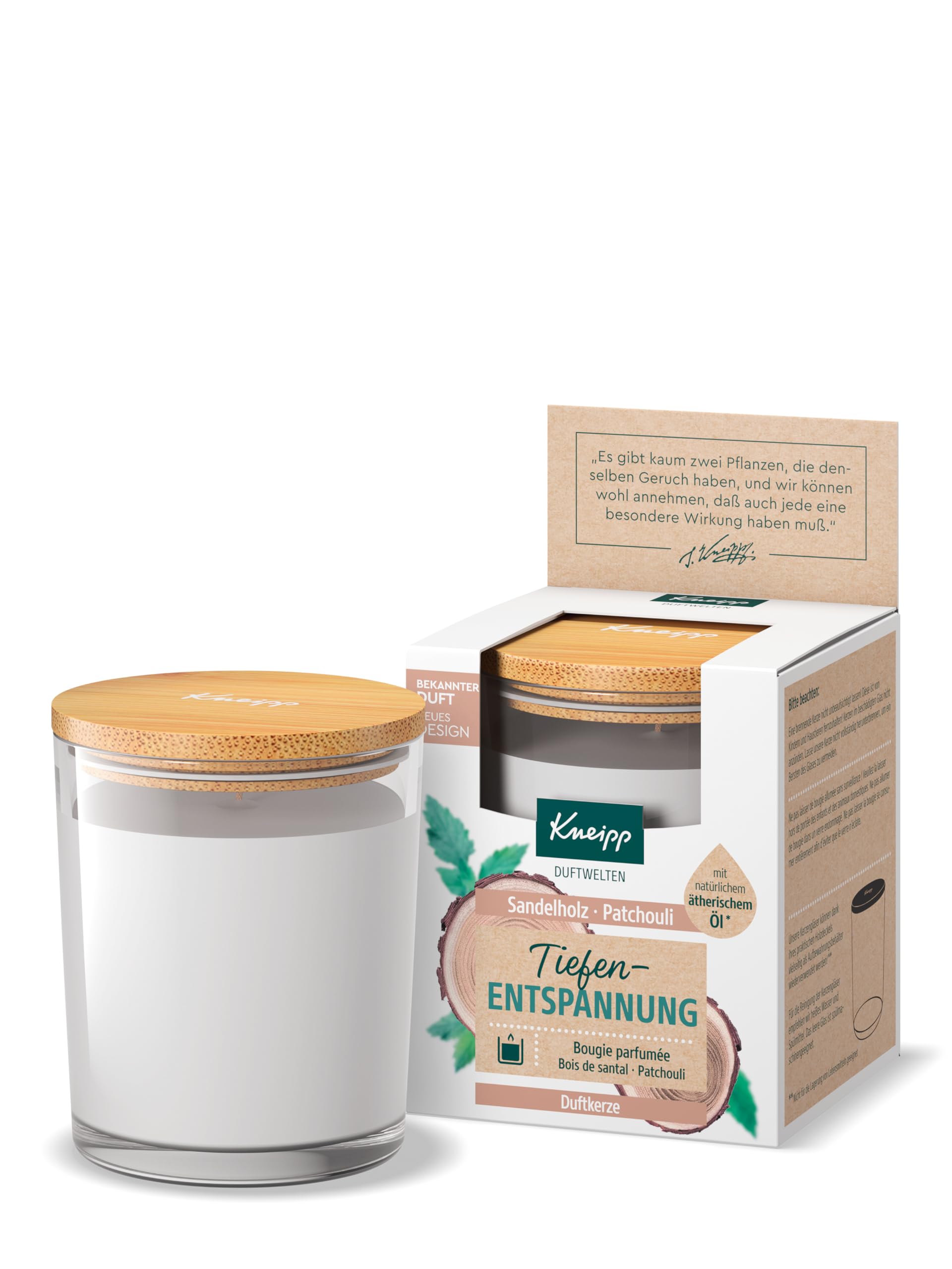 Kneipp Świeca zapachowa o głębokim odprężeniu, 145 g, 915447