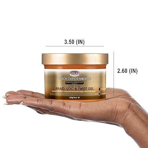 Miniatura 5 de African Pride  Gel milagroso de fijación extra de aceite negro de castor para trenzas