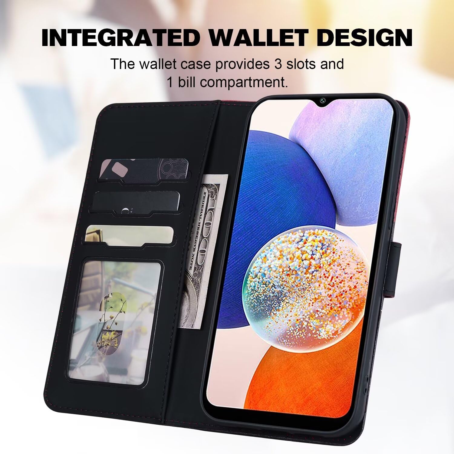Leacckl Cover per Xiaoi Redi Note 13 5G (Non per 4G), Custodia a