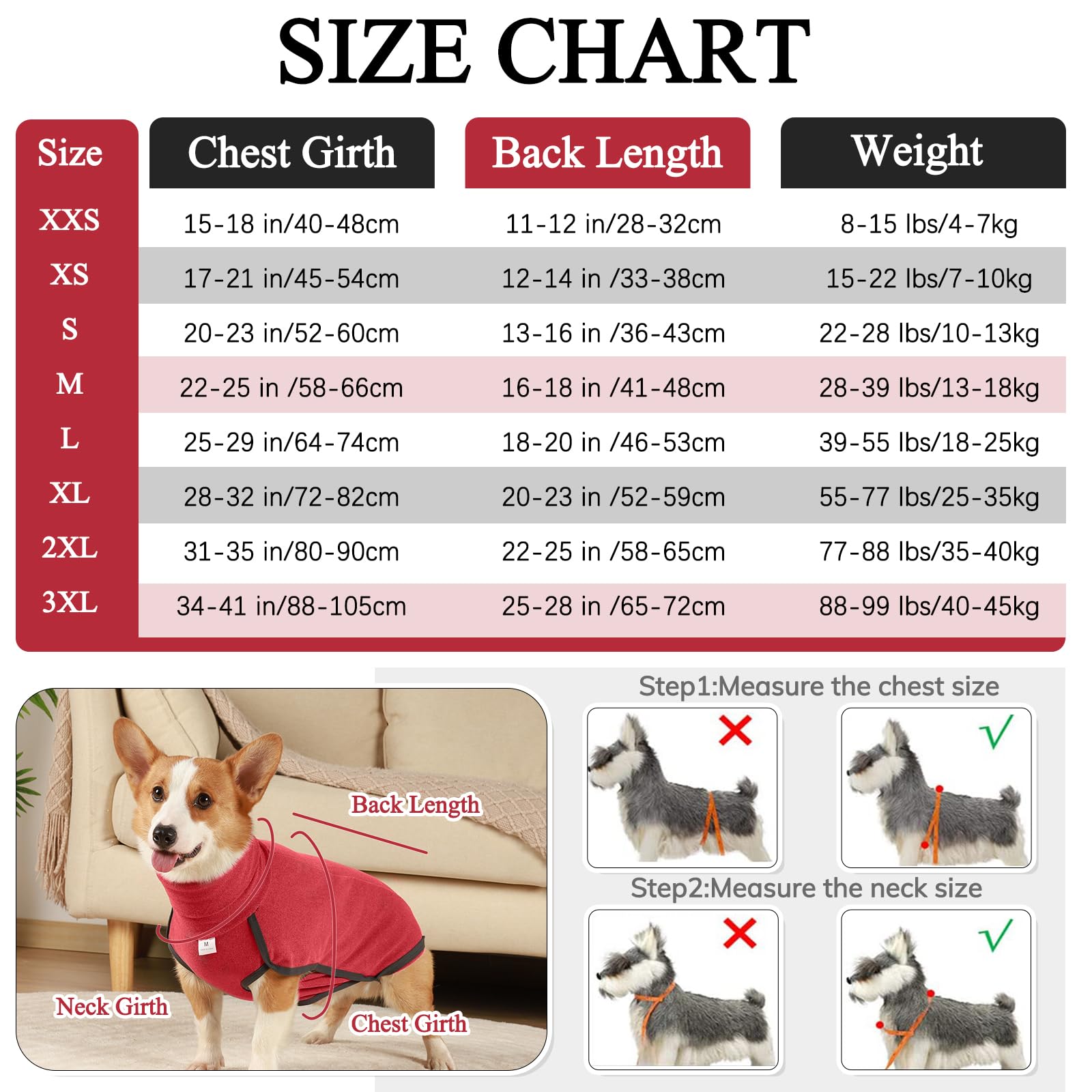 Hjyokuso Dog Jumper Fleece Vest Sweater, Warm & Lightweight Pullover Pajama Coat - Image 4