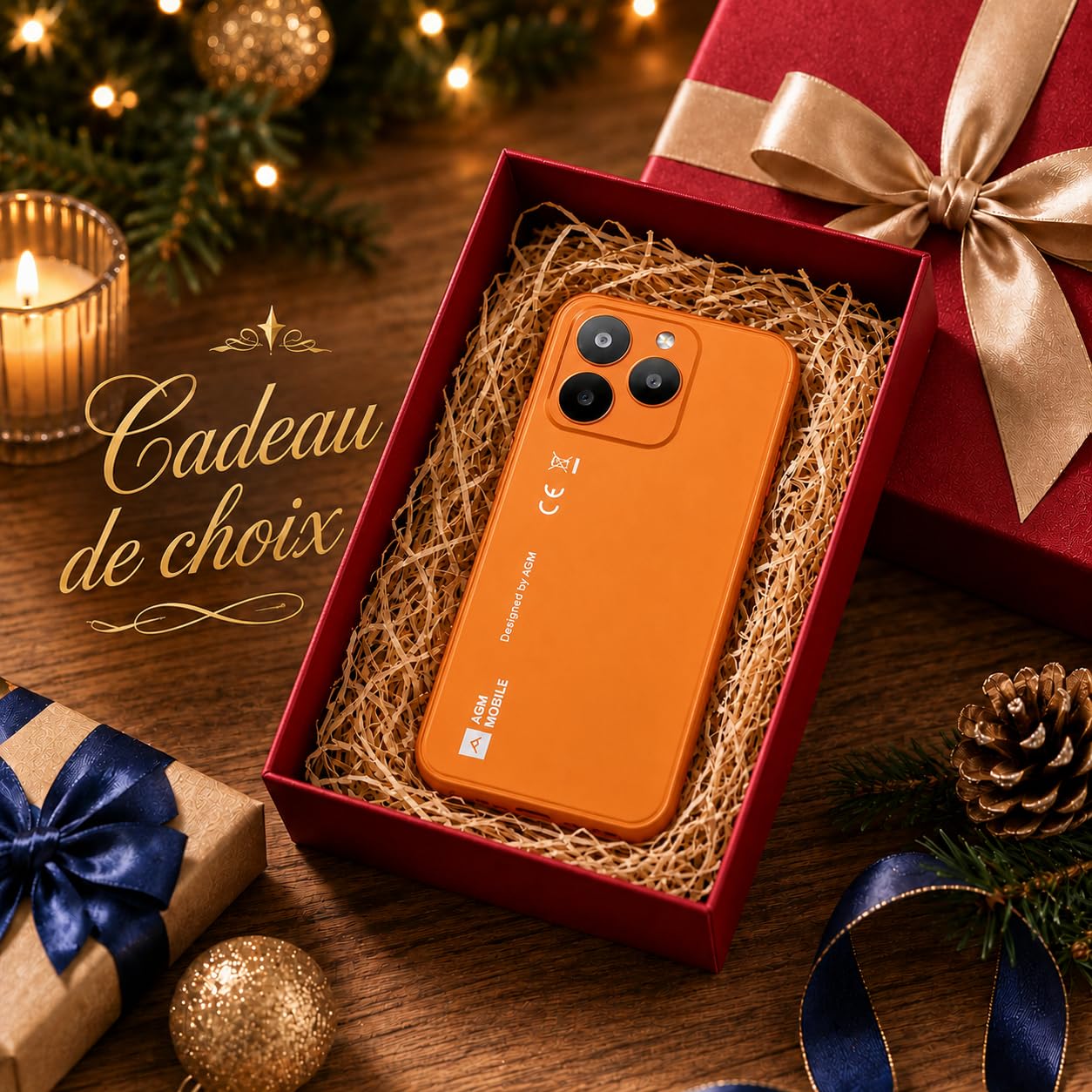 AGM N2 Mini Smartphone Android 16 3+32GB IP54 Doppia SIM Whatsapp 3000mAh | AGM N2 Mini Smartphone, Android 16 go, Schermo HD 4,96", 3GB+32GB, IP54 Doppia SIM, Batteria 3000mAh, WhatsApp, Arancione