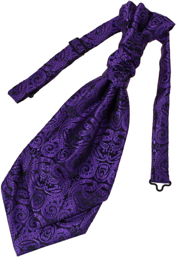 Epoint Silk Day Cravat For Men BigTall Flower Purple Pre