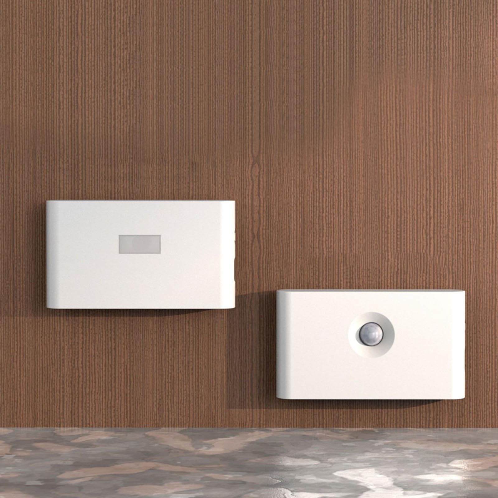 FUBESK Luce notturna a LED con sensore di movimento, ricaricabile tramite USB, 3 modalità, 2700 K, luce calda, installazione magnetica per scale, corridoi, camere da letto, bagni, batteria 400 mAh (4