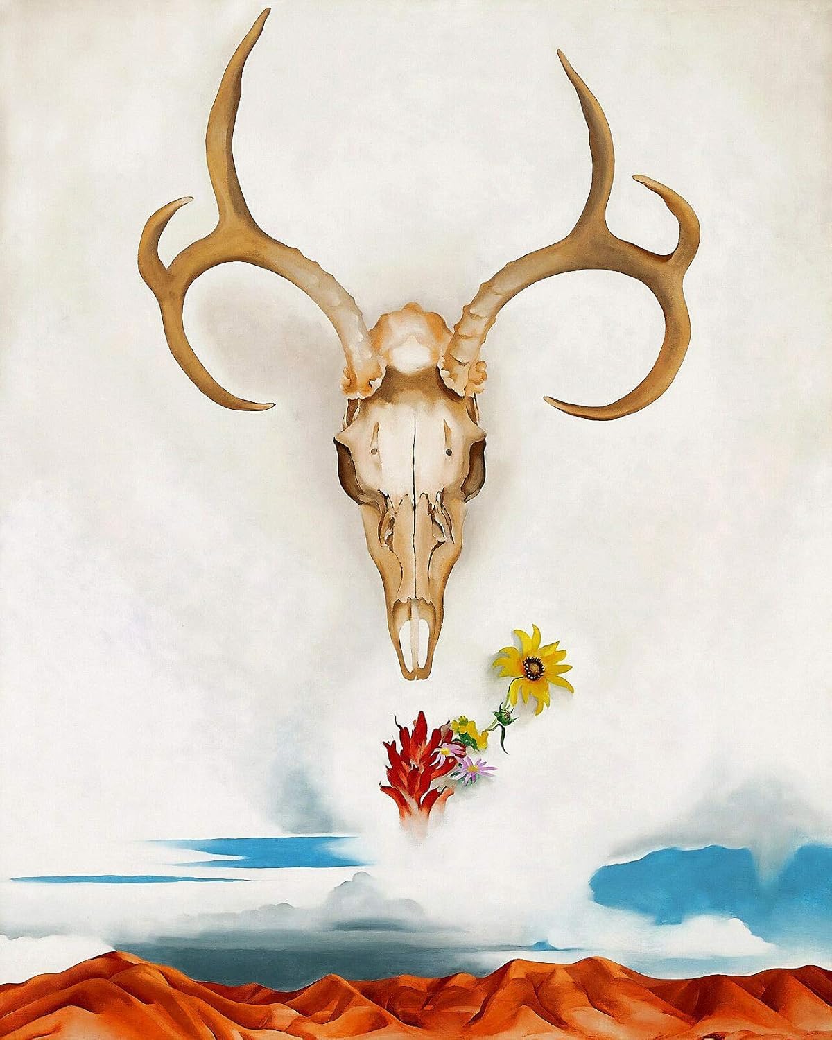 Summer Days-Georgia Okeefe - Canvas OR FINE Print Wall Art