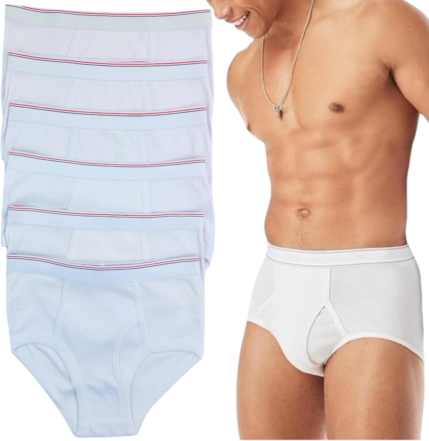 ToBeInStyle Men's Pack of Classic Brief Fit Underwear - Image 2