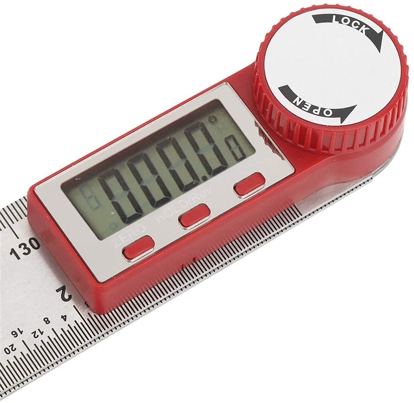 WJJ Righello Angolo Multifunzionale Angolo di misurazione ad Angolo di precisione elettronico Digital Display Angle Righer Glortractor di Lavorazione del Legno (2 PCS)