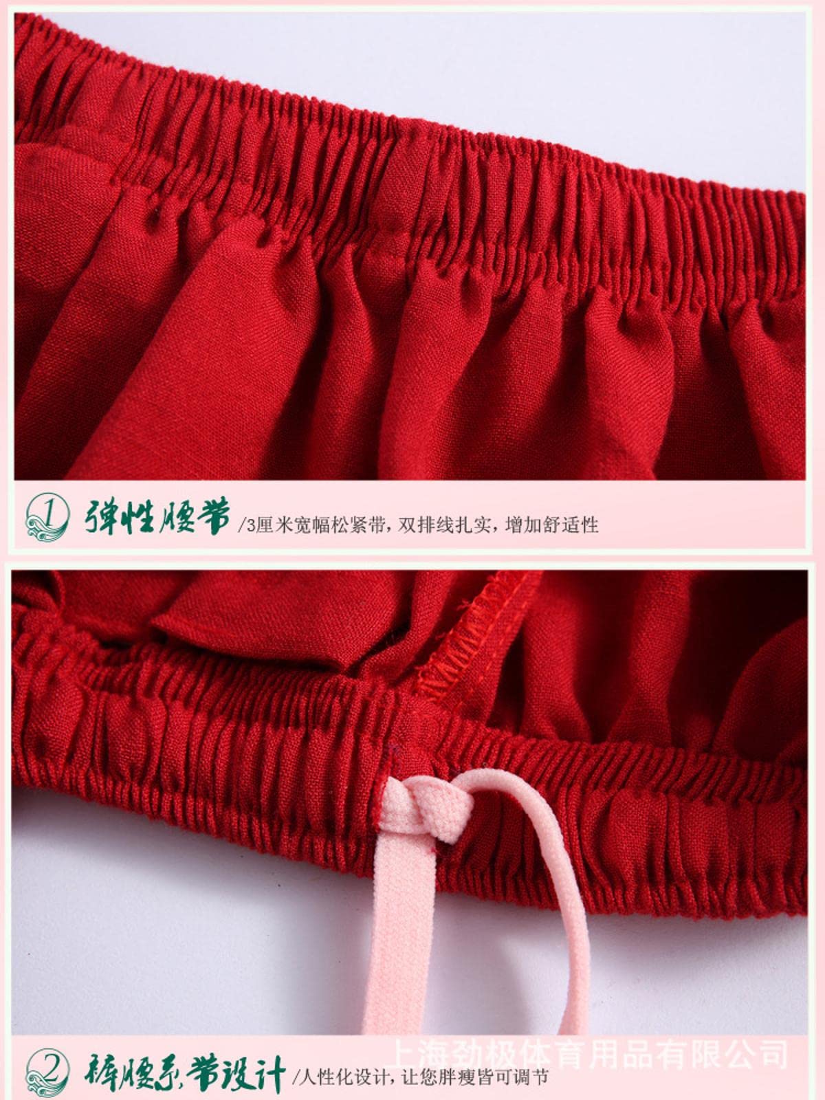 Pantalones De Tai Chi Unisex, Pantalones De Entrenamiento De Yoga Marcial Kung Fu De Lino y Algodón Transpirable Suave