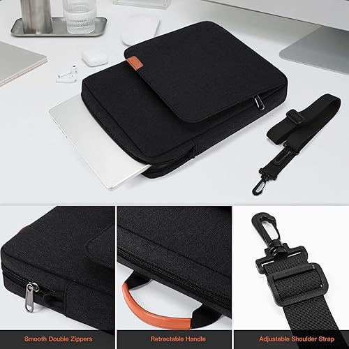 Miniatura 3 de Funda de transporte para tablet de 13.3 a 14 pulgadas para iPad Pro M4 y Air M2M3 2025, iPad de 12.9 pulgadas, portátil de superficie de 13.8