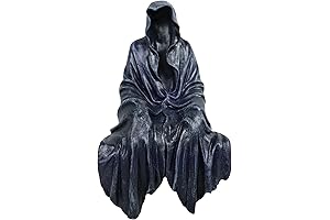 Gothic Reaper Figurine: Eerie Halloween Décor for a Spine-Tingling Ambiance