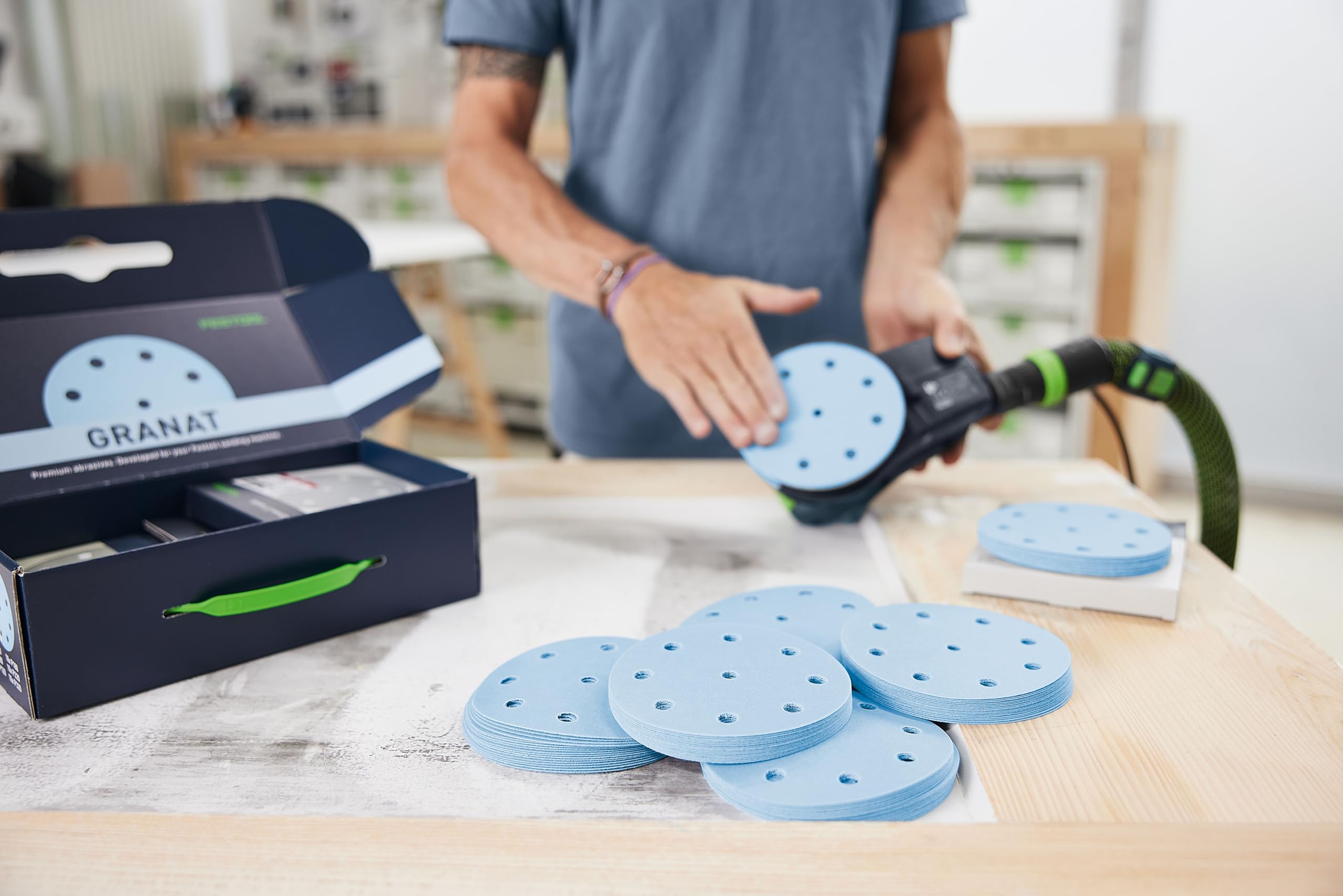 Festool Abrasivos Granate D125 GR-Set