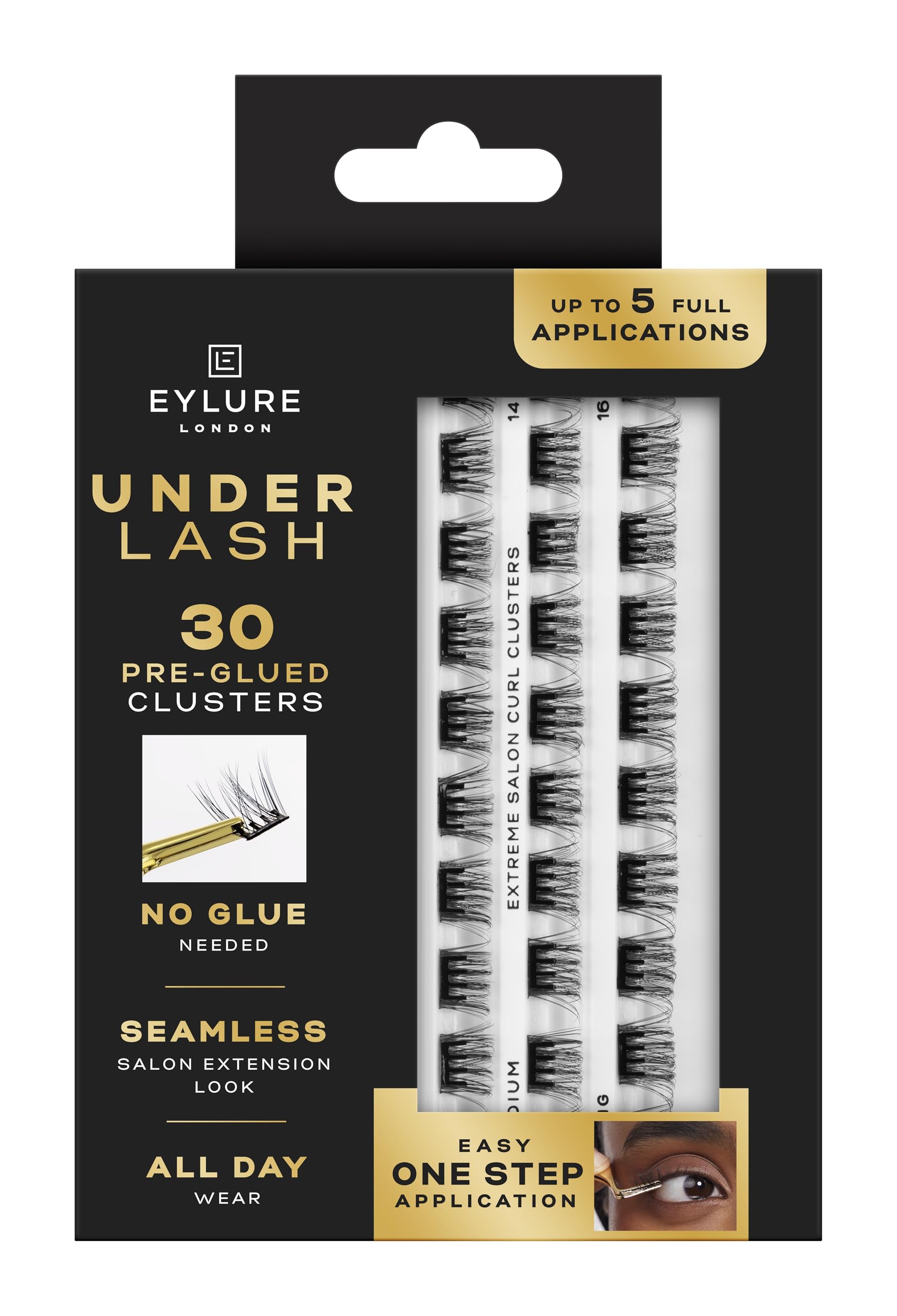 Eylure Underlash Pre-Glued Lengthening Extreme Curl Clusters