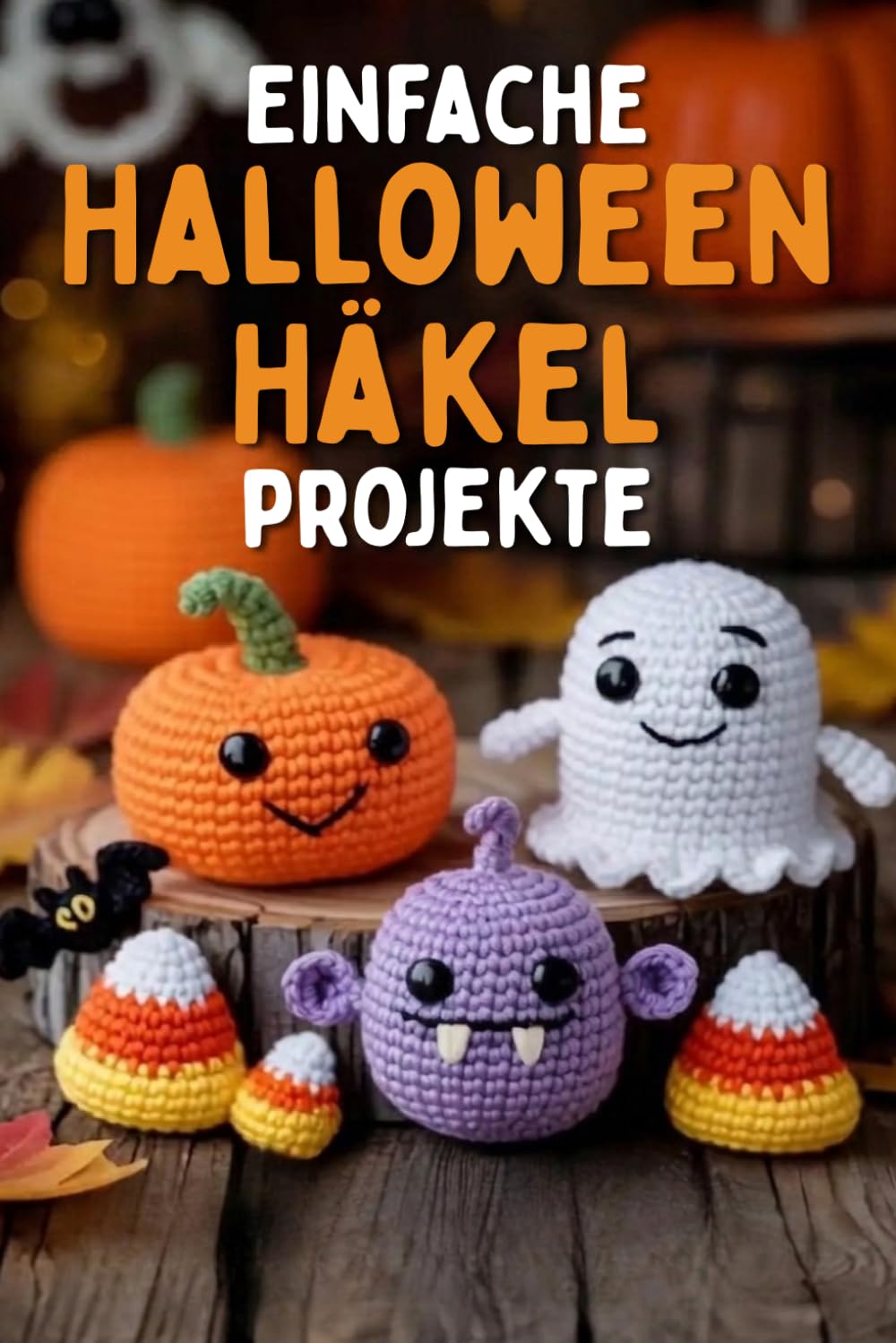 Einfache Halloween Häkel projekte: Eine unterhaltsame Schritt-für-Schritt-Anleitung zum Basteln von bezaubernden Amigurumi-Geistern, Kürbissen, Monstern und Mini-Dekorationen