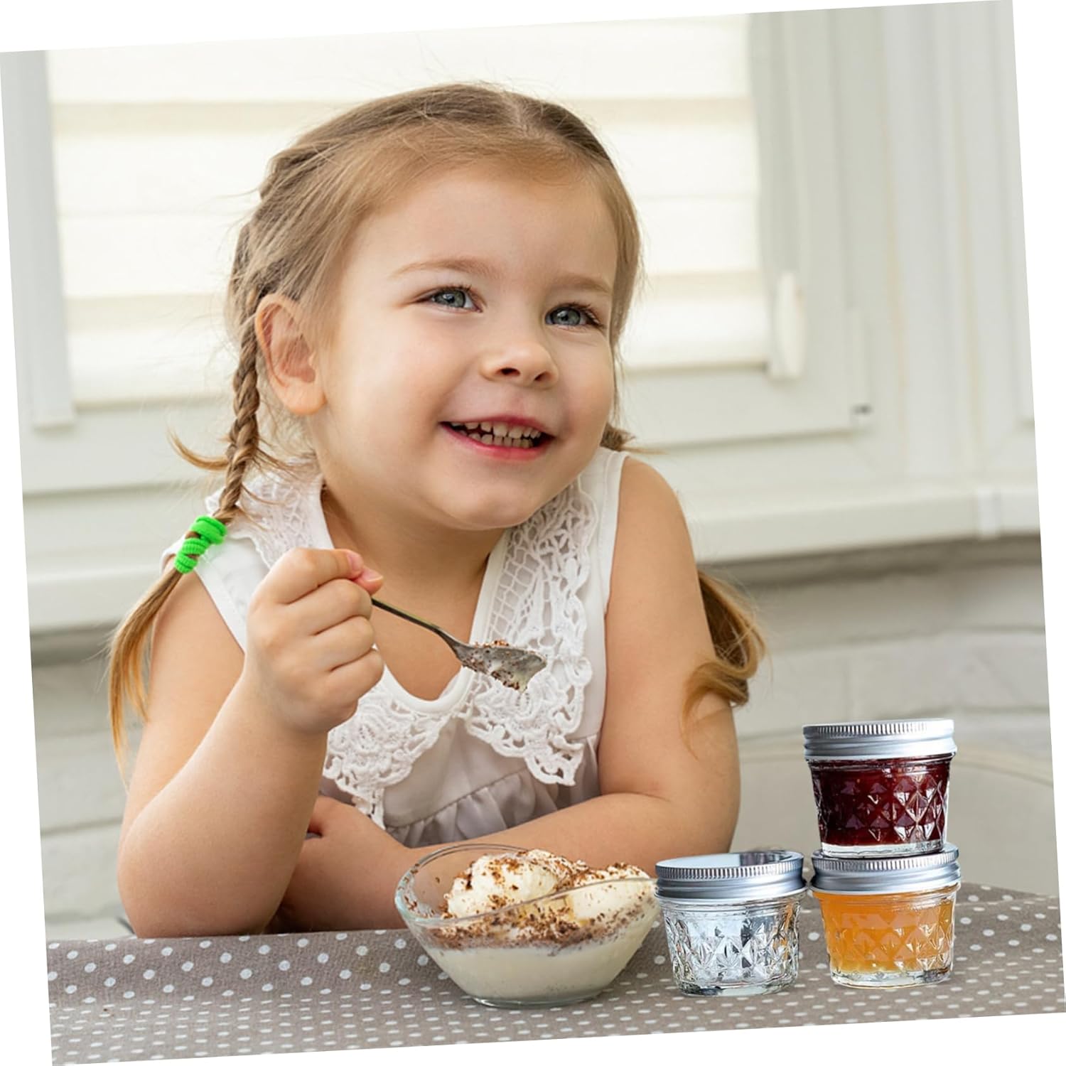 Unomor 10pcs Sealed Honey Jars Juice Storage Bottles for Freshness Odor Food Storage for Jam and Condiments