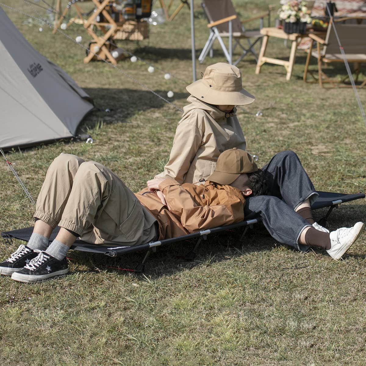 Naturehike Letto Pieghevole Alluminio Letto Ultraleggero Singolo Lettino da Campeggio Portatile Ufficio Letto Pisolino per Il Campeggio e Trekking Giardino