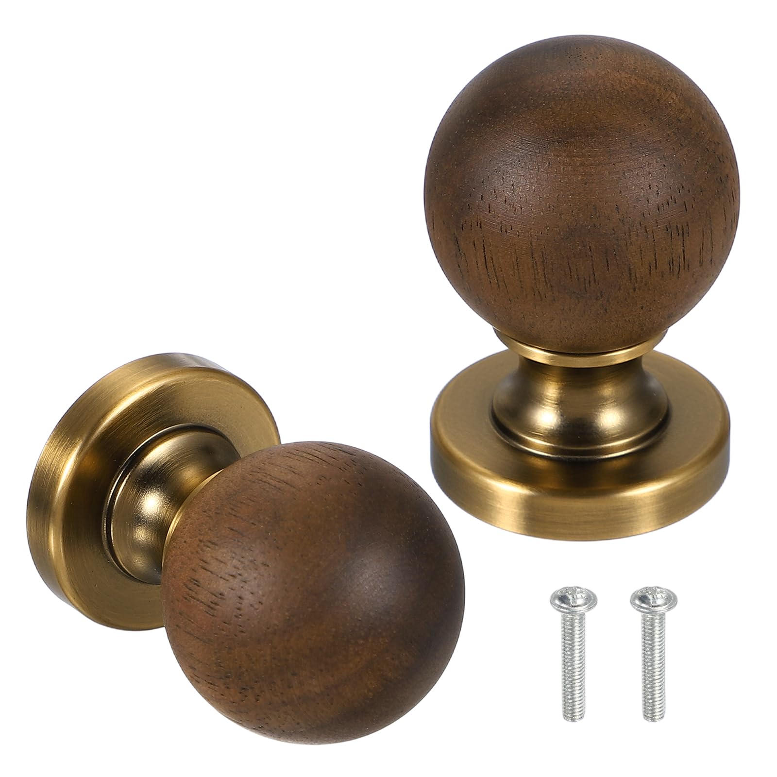 Boutons d'armoire en bois ronds pour relooker une commode de chambre