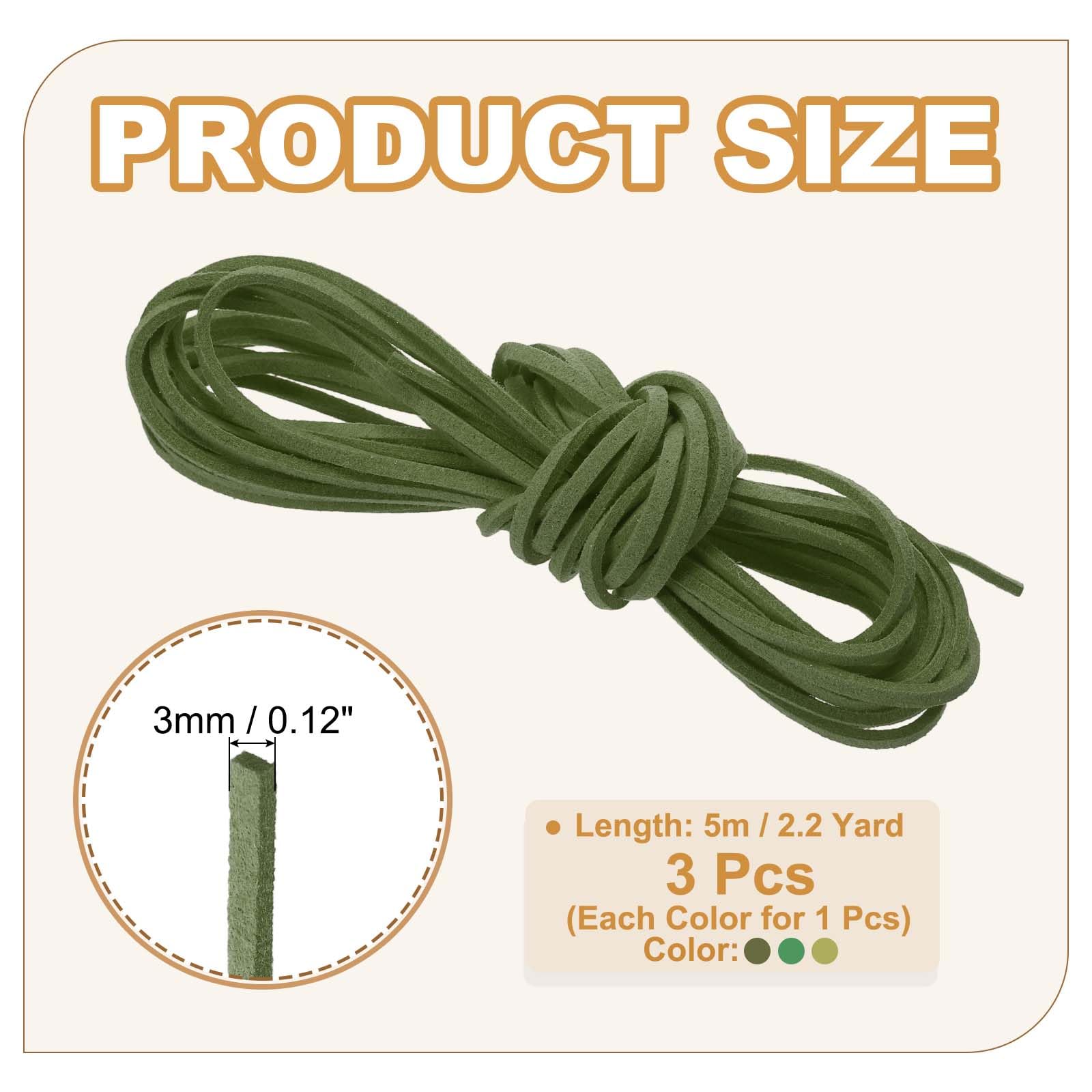 PATIKIL Faux Suede Leather Cord - Image 2