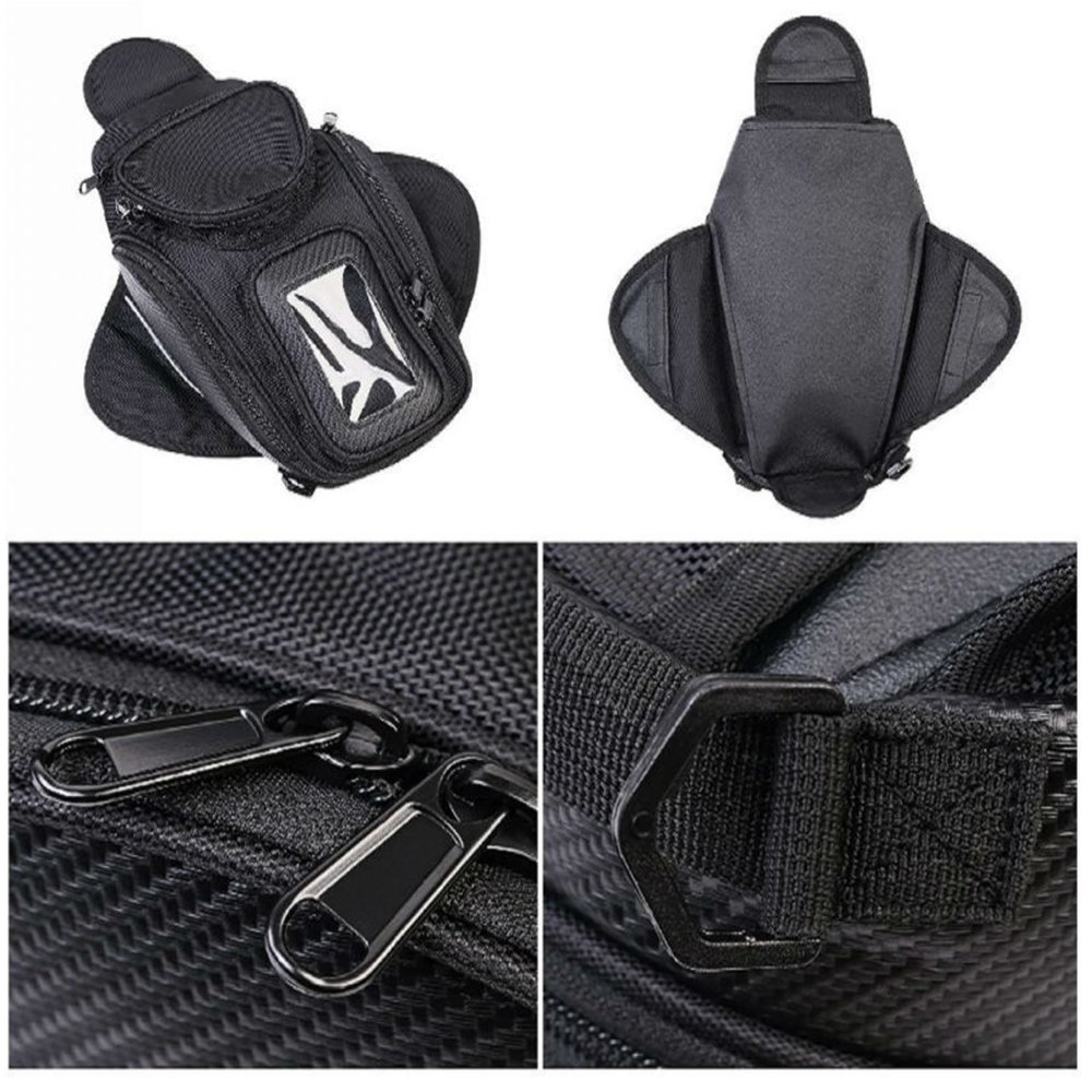 Borsa Da Serbatoio Magnetica Per Moto Oxford - 2 Litri, Nylon Resistente, Tasca Per Smartphone - Foto 9