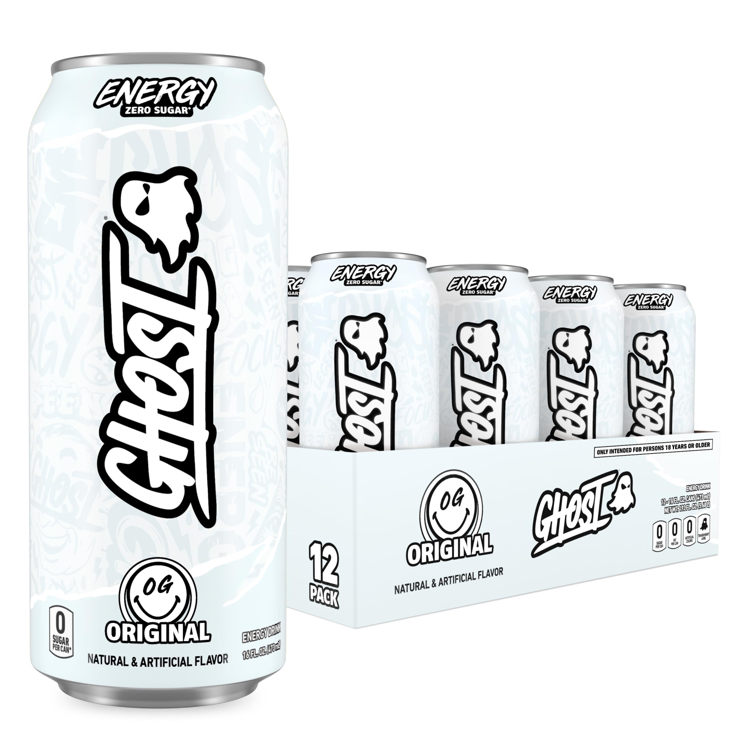 Amazon.com : GHOST Energy Drink - 12-Pack, Original, 16oz - Energy