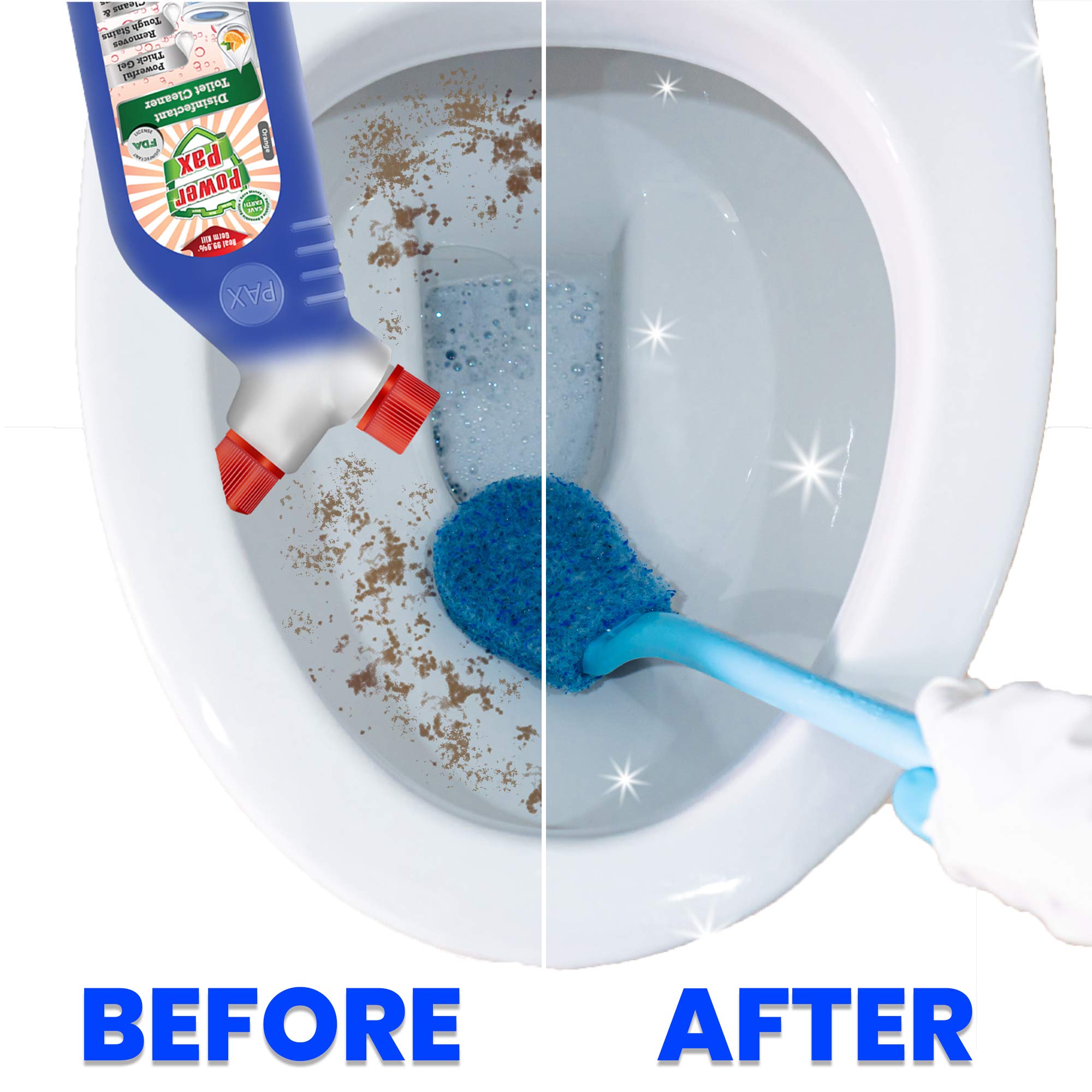 PAXCHEM PowerPax Plus Mild & Safe Disinfectant Toilet & Urinal Cleaner (Pine) 5L Combo with