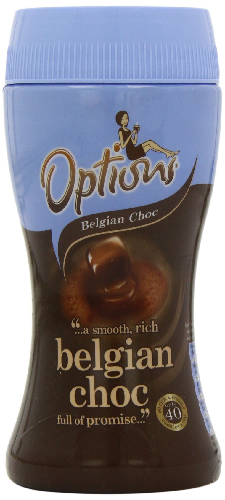 Options Belgian Chocolate Drink, 220g