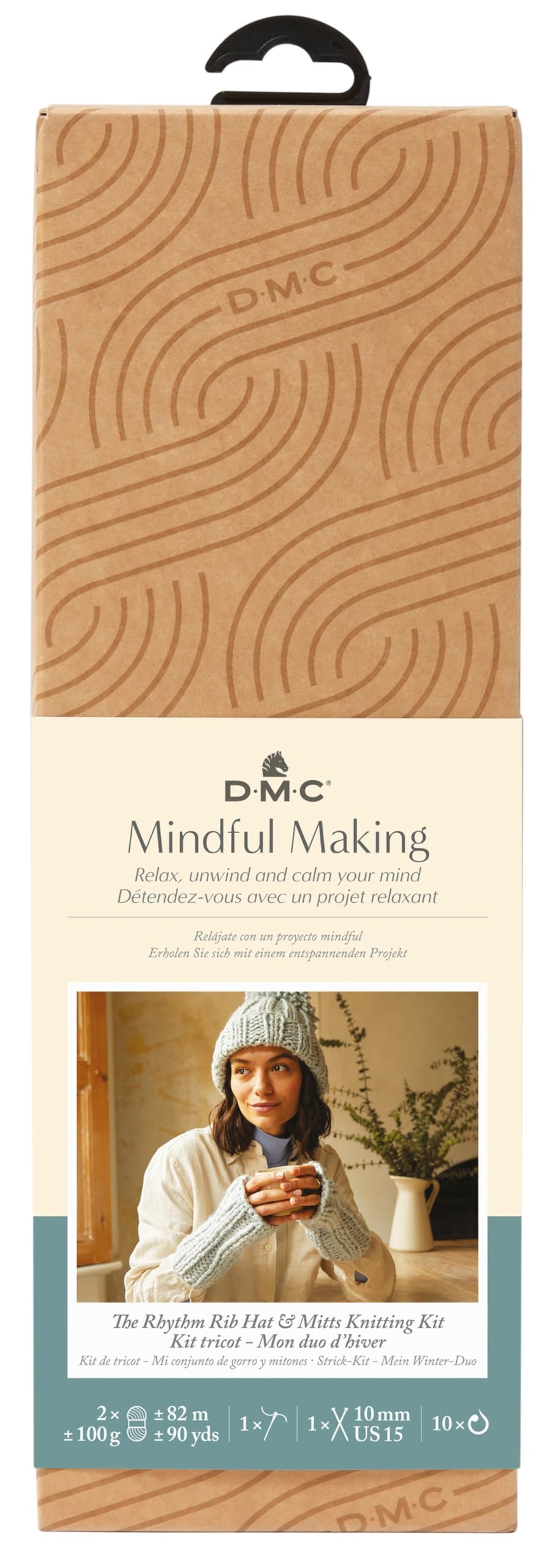 DMC Mindful Making – Knitting Kit: Together Hat & Snood