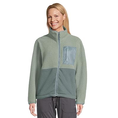 L.L.Bean Mountainside Fleece Jacket Color Block Women