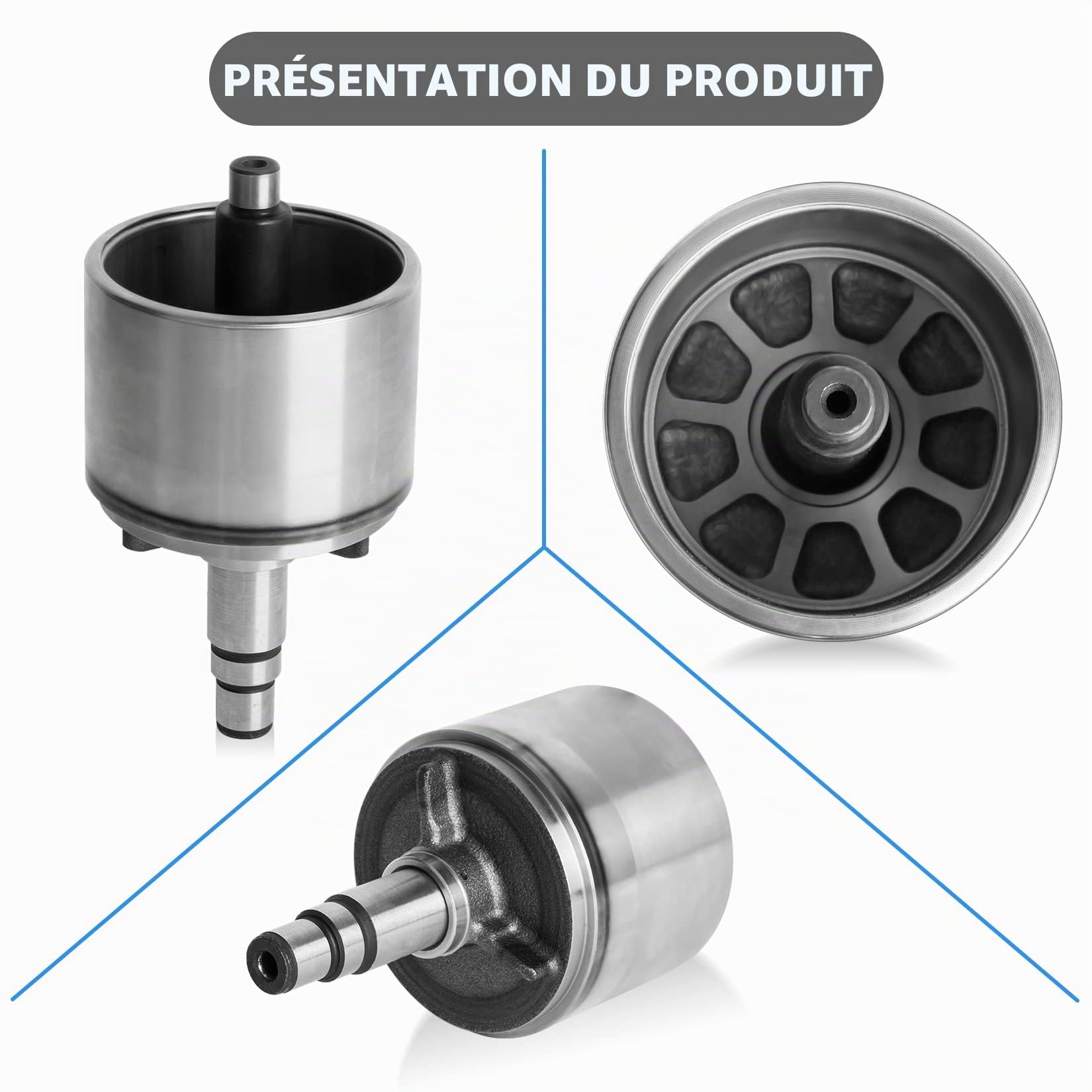 PSLER Rotor de Générateur de Volant D'inertie de Stator pour FZ8 FZ1 YZF R1, Pièces de Rechange de Volant D'inertie de Moto, 2SH-81450-00-00, 5VY-81450-00-00