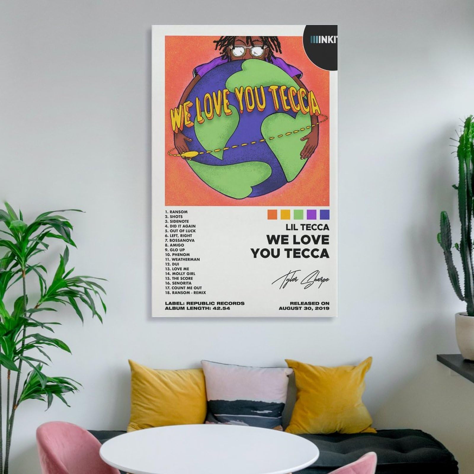 Amazon.com: PFFLKPL Lil Tecca Poster - We Love You Tecca Poster
