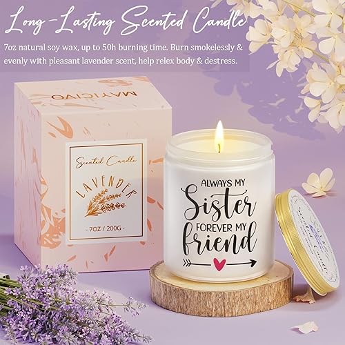 Miniatura 6 de Regalos para hermanas de hermana, regalos de cumpleaños para hermana de hermano, regalos de cumpleaños para mejor amiga, para cuñada, hermana del