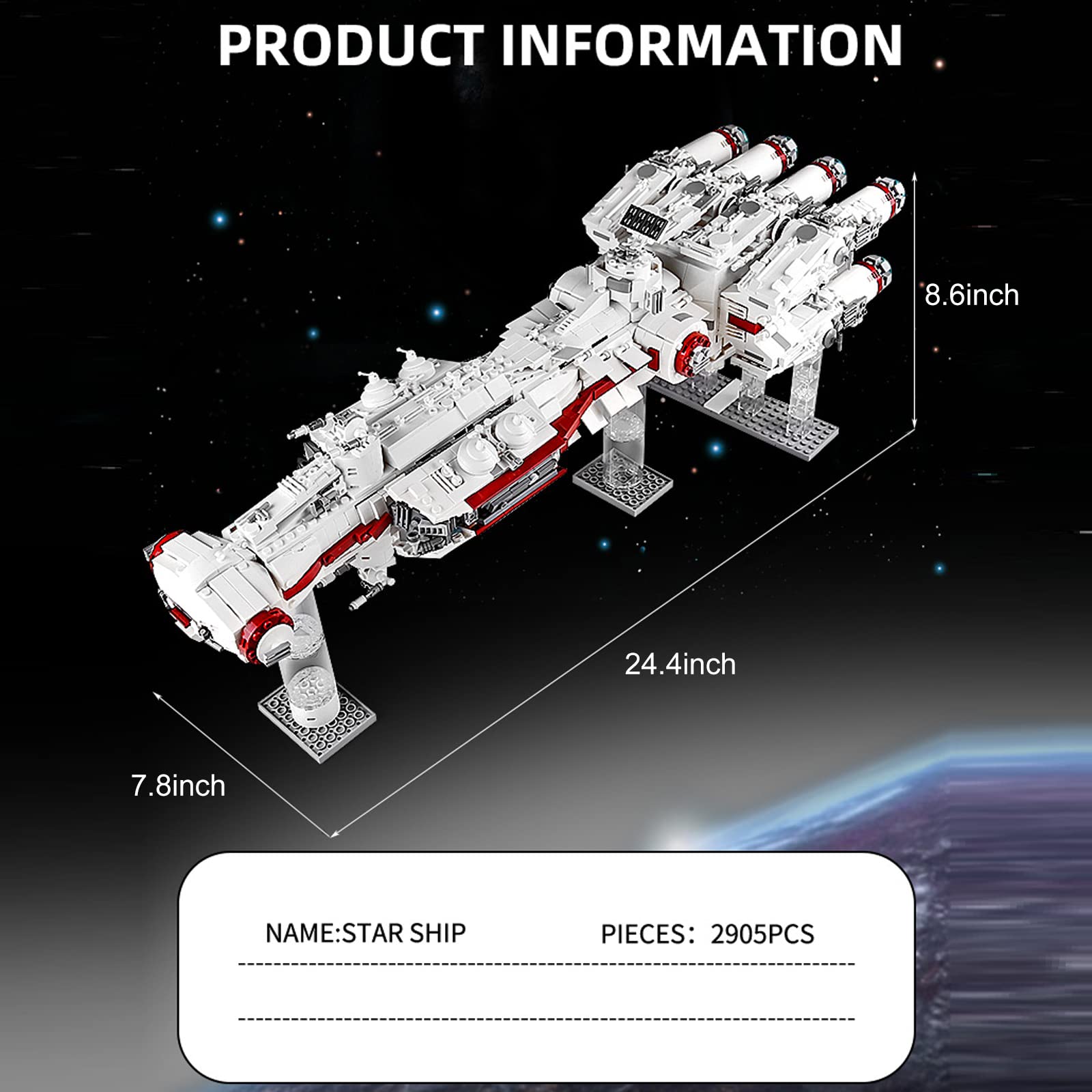 Buy Mould King 21003 Tantive IV Starship Model Building Kits,