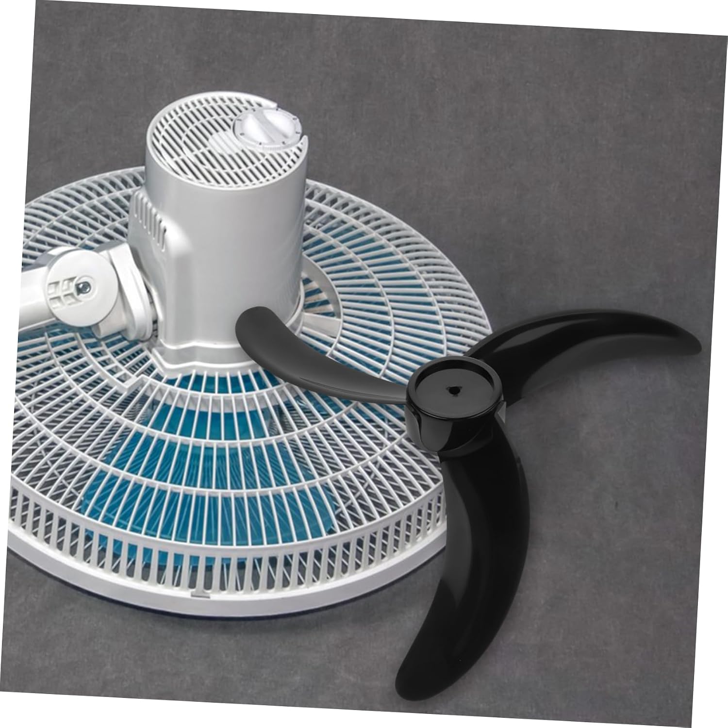 Luxshiny Standing Pedestal Fan Blade Supply Universal Fit Plastic Material Easy to Install Maintain