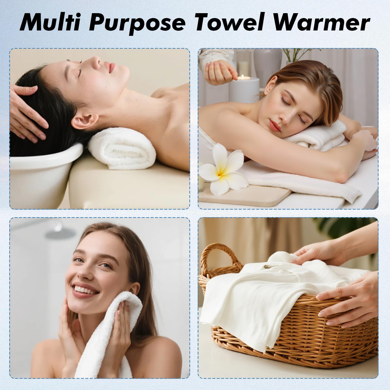 Handtuchwärmer 5L,Elektrischer Handtuchheizschrank mit UV-Licht,Kompressenwärmer Schnelles Aufheizen auf 75°C,Handtuchdampfer für 10-15 Handtücher,Ideal für Spa,Salon & Zuhause