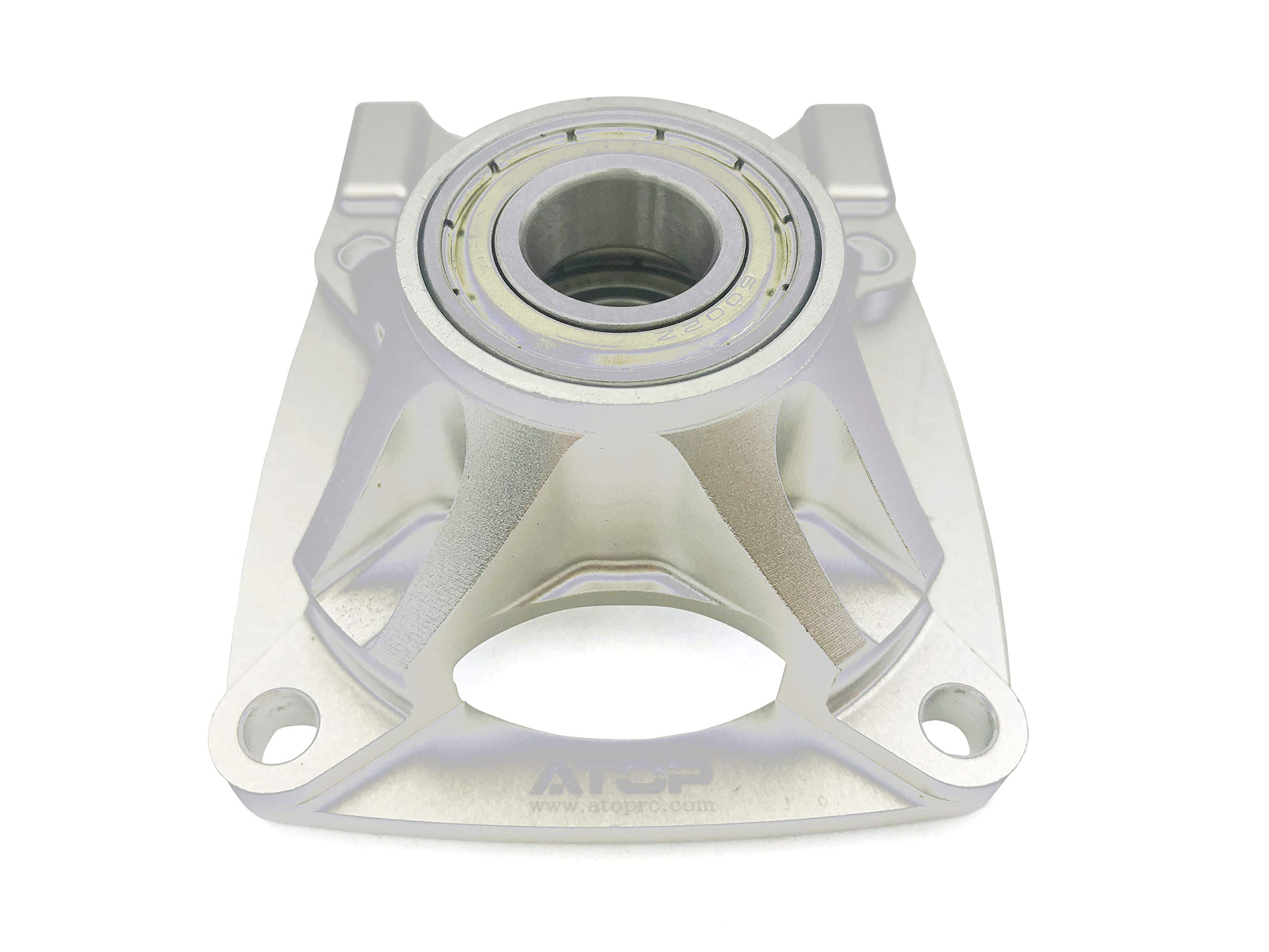 ATOPRC Clutch Bell Carrier v2 for Losi 5ive-T and Mini (Silver)