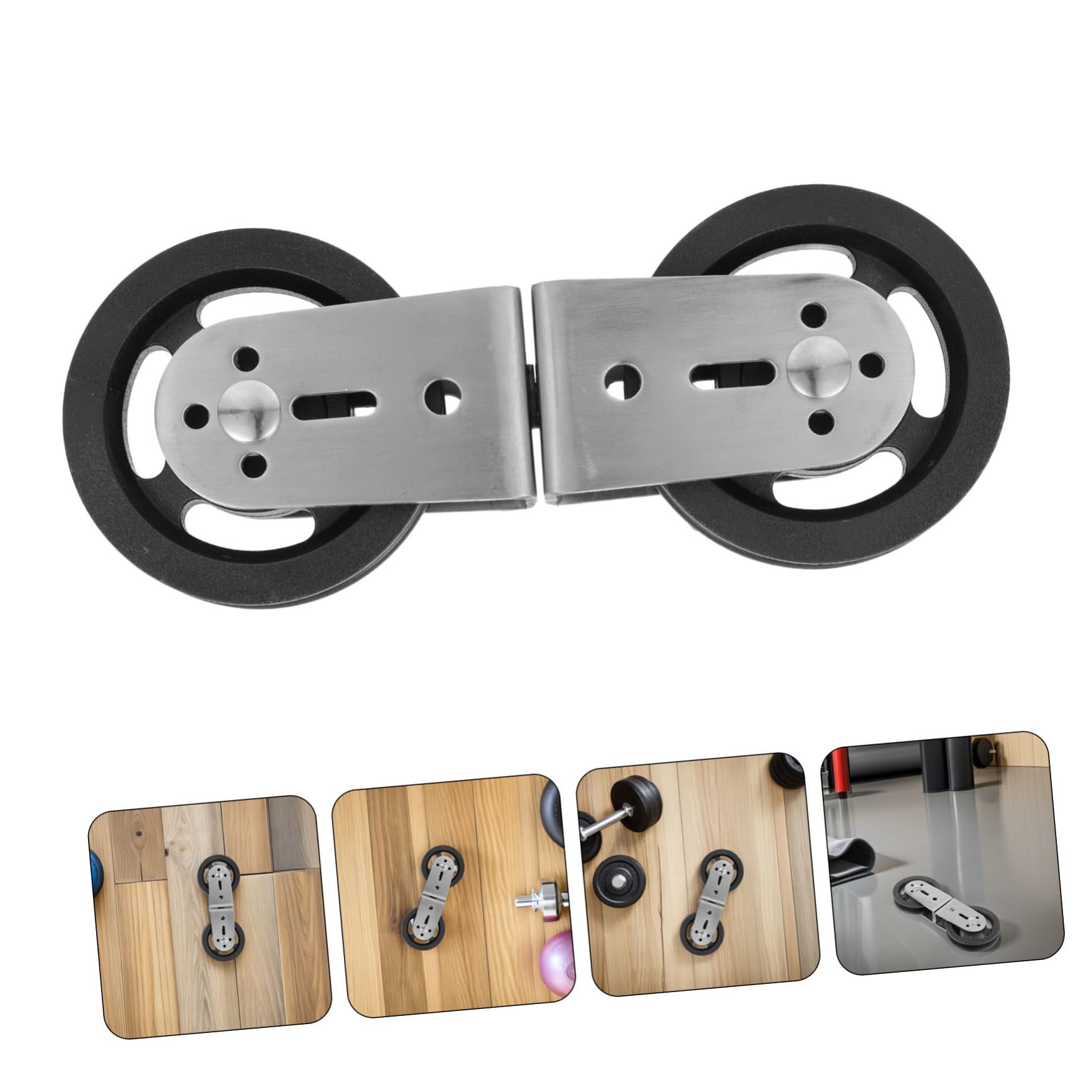 UPKOCH Doppelrollen Fitnessgeräte Umlenkrolle aus Robustem Kunststoff Geräuschlose Seilrolle für Kabelzug Heimtrainer Seilzug Zubehör für Krafttraining und Wäscheleine