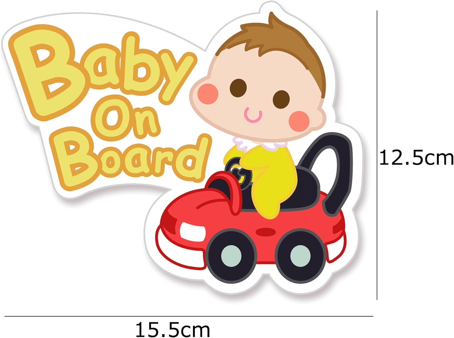 Amazon ベビーインカー マグネット 後続車からよく見えるかわいいデザイン Baby In Car 赤ちゃん乗ってます Baby On Board ステッカー サイン マグネット カーステッカー ベビー マタニティ 通販