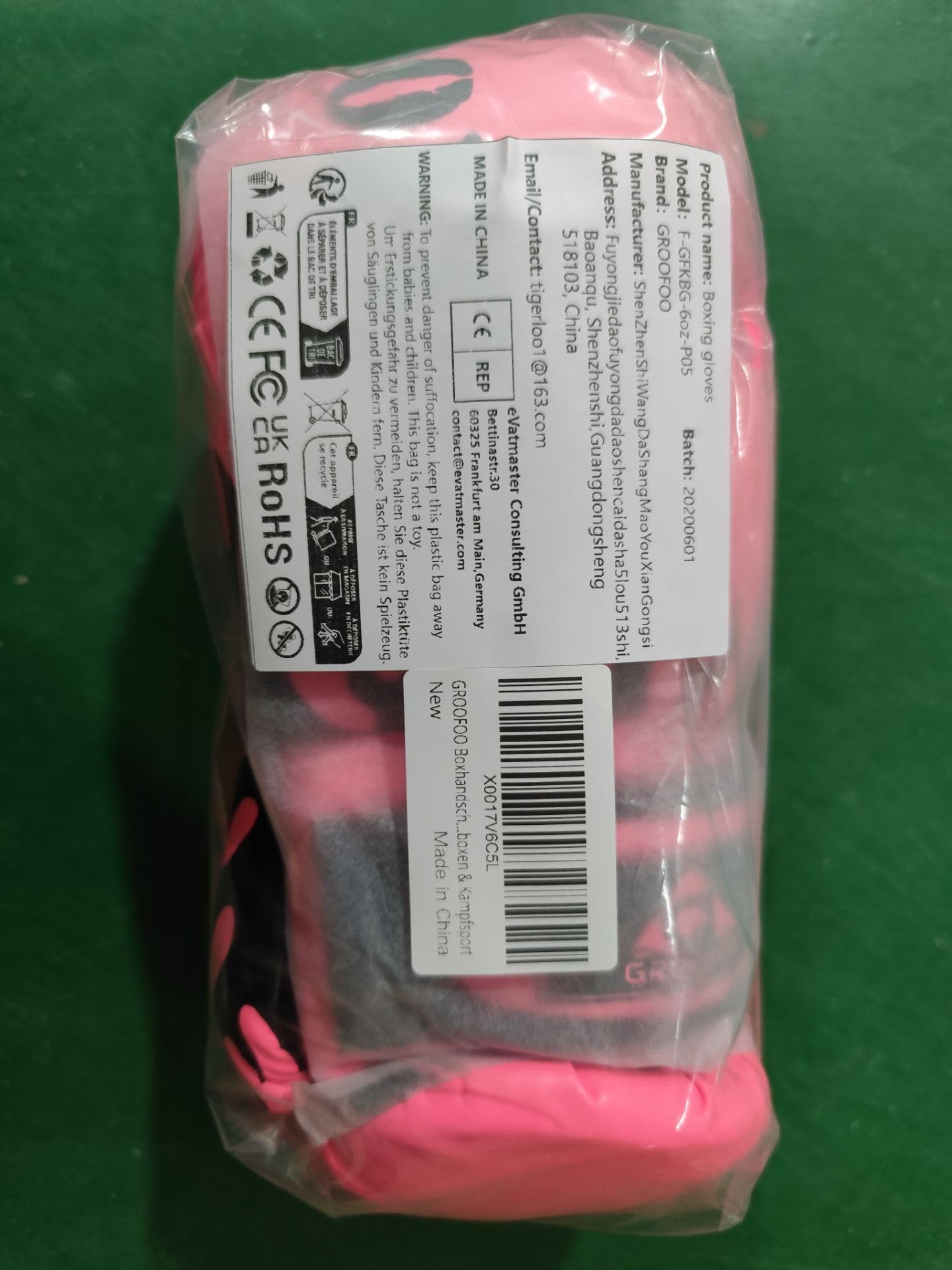 GROOFOO RęKawice Bokserskie Dla Dzieci 4oz 6oz 8oz RęKawice Bokserskie Do Sparingu Do Kick Boxingu, Treningu Sparingowego, Mma, Muay Thai Wiek Od 3 Do 16 Lat