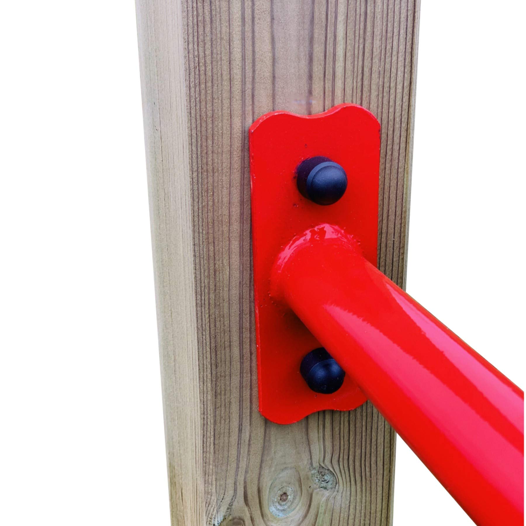 Turnreck Garten Kinder 90cm Reckstange höhenverstellbar Outdoor Kletterreck aus Holz mit Metallstange bis 100kg belastbar Spielgerät Garten Reck für Kinder & Erwachsene