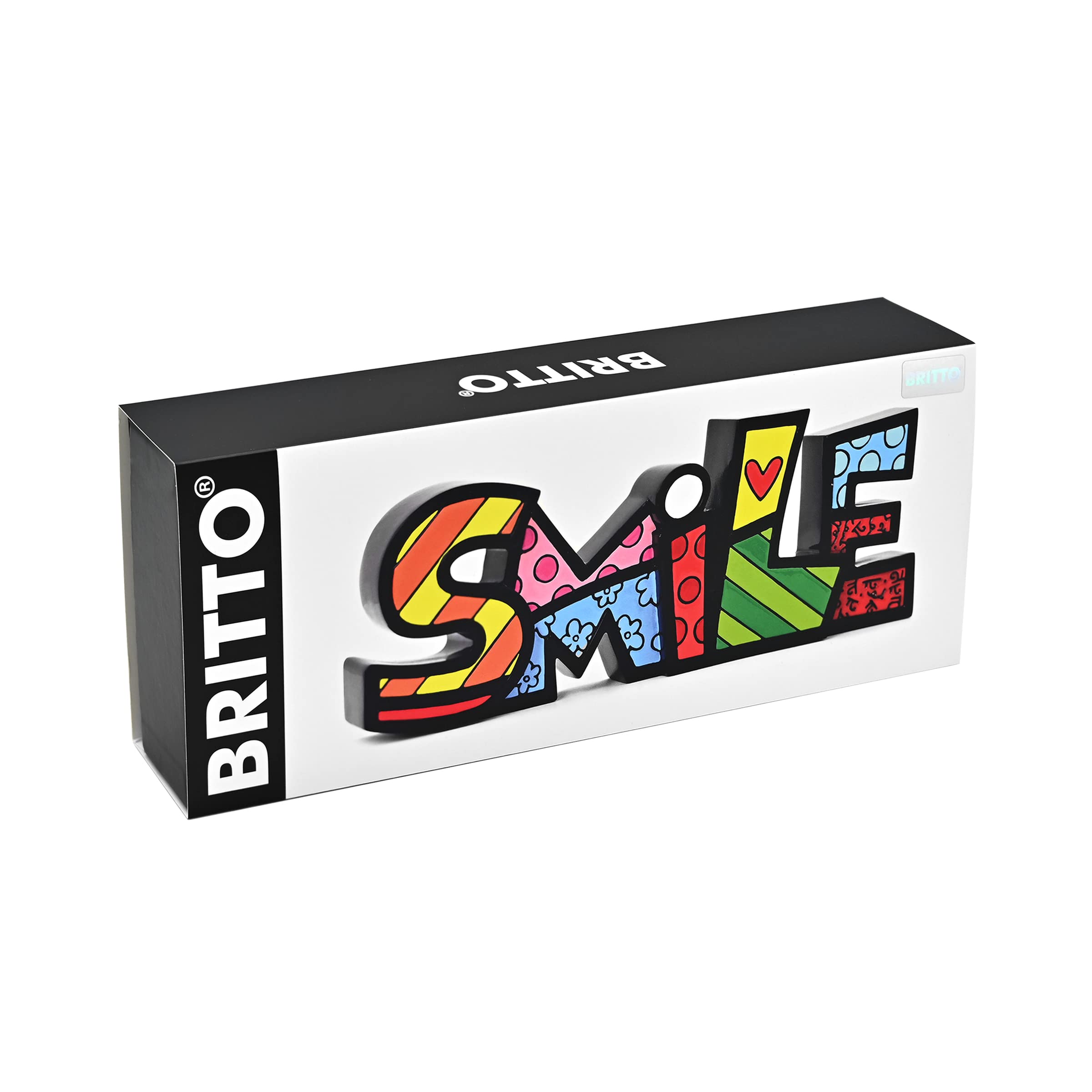 Amazon.com: BRITTO Resin Word Figurine, Colorful Pop Art Letters 