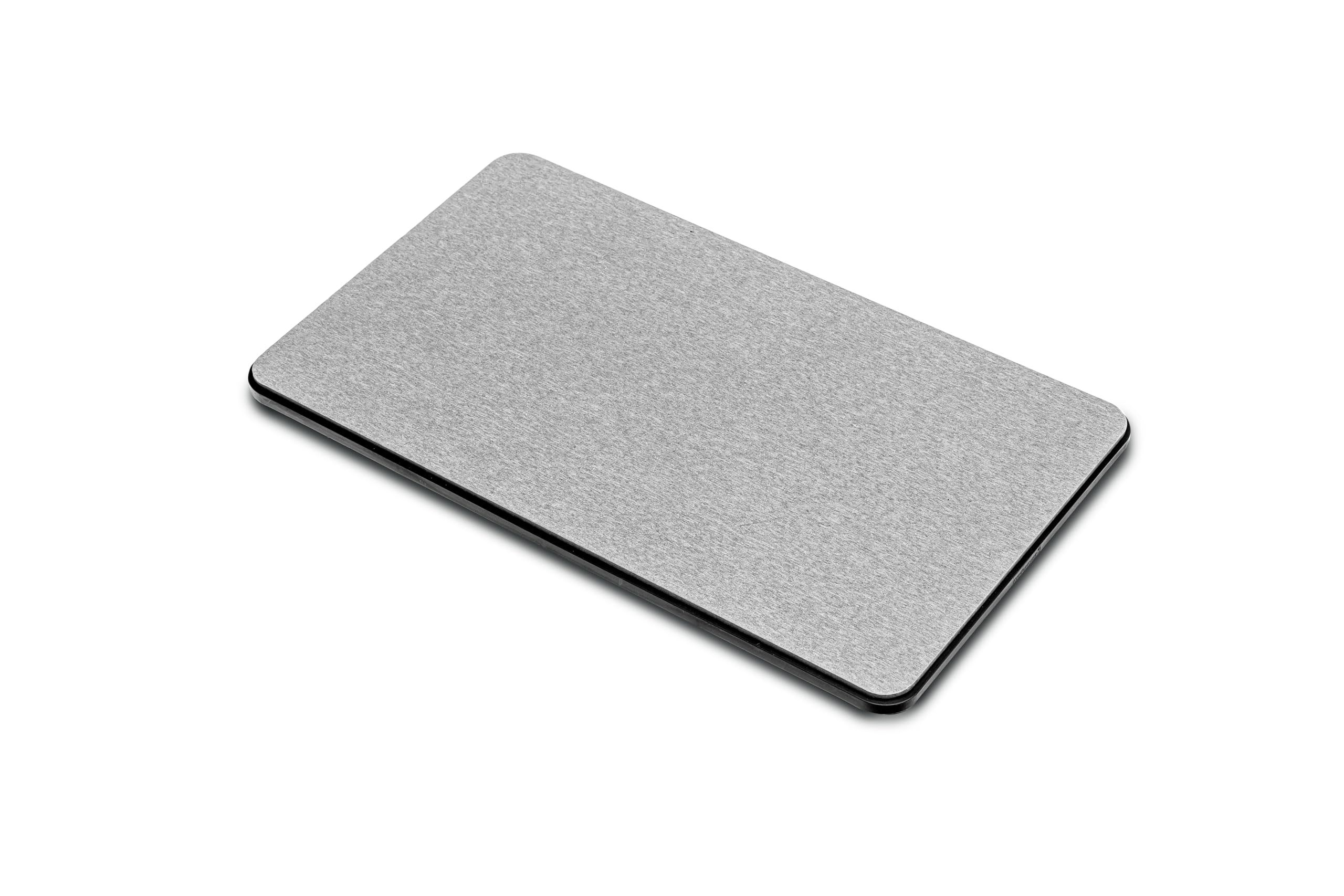 madesmart Dish Mat-Granite, Drying Stone Collection, Accelerates Moisture Evaporation, Natural & Mineral Materials, Non-Slip Base, Gray