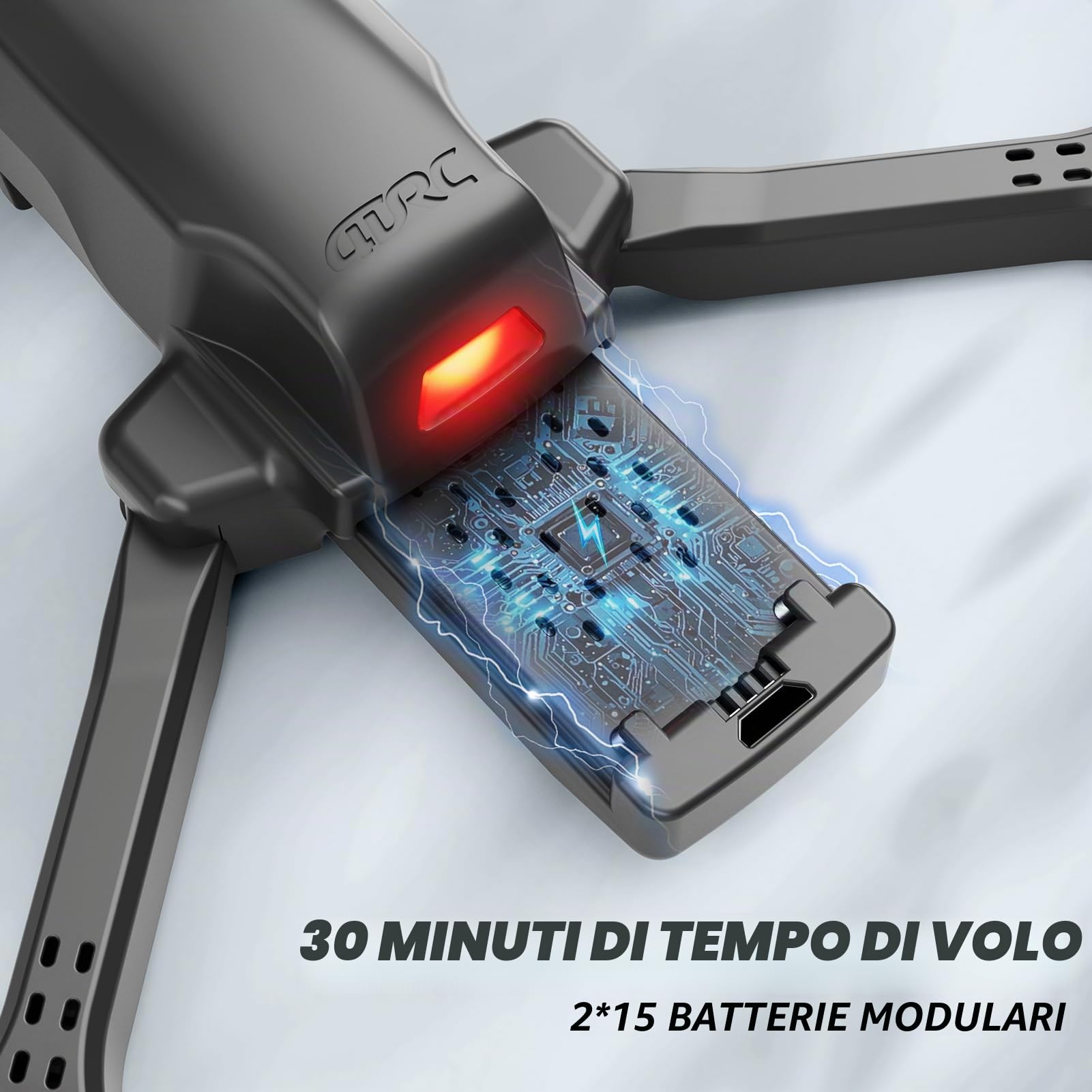 4DRC Drone con Telecamera HD 1080P Pieghevole Drone, RC Quadcopter Telecomandati Droni per Principianti e Bambini/Adulti, Giocattoli Regalo per Ragazzo e Uomo