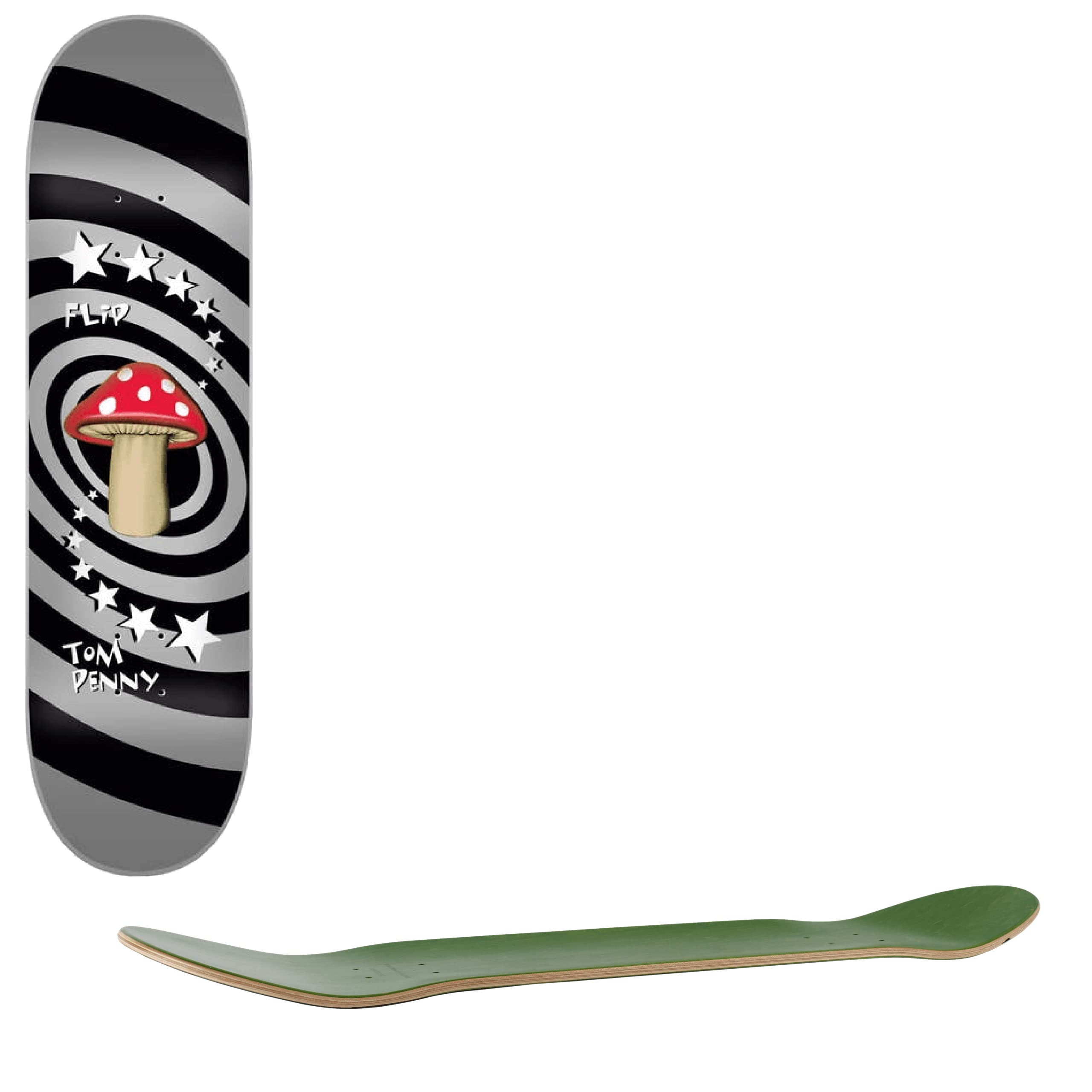 Flip Penny Mushroom Skateboard Deck : Amazon.co.uk: Sports & Outdoors