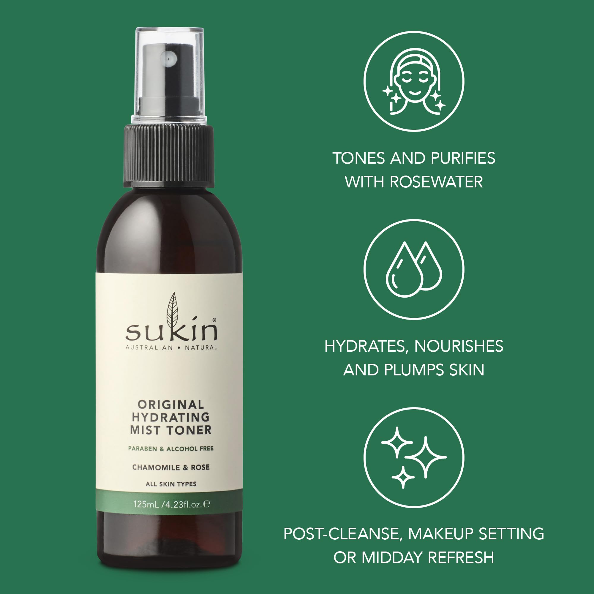 Amazon | 【スーキン】ハイドレーティング ミストトナー 125mL | Sukin