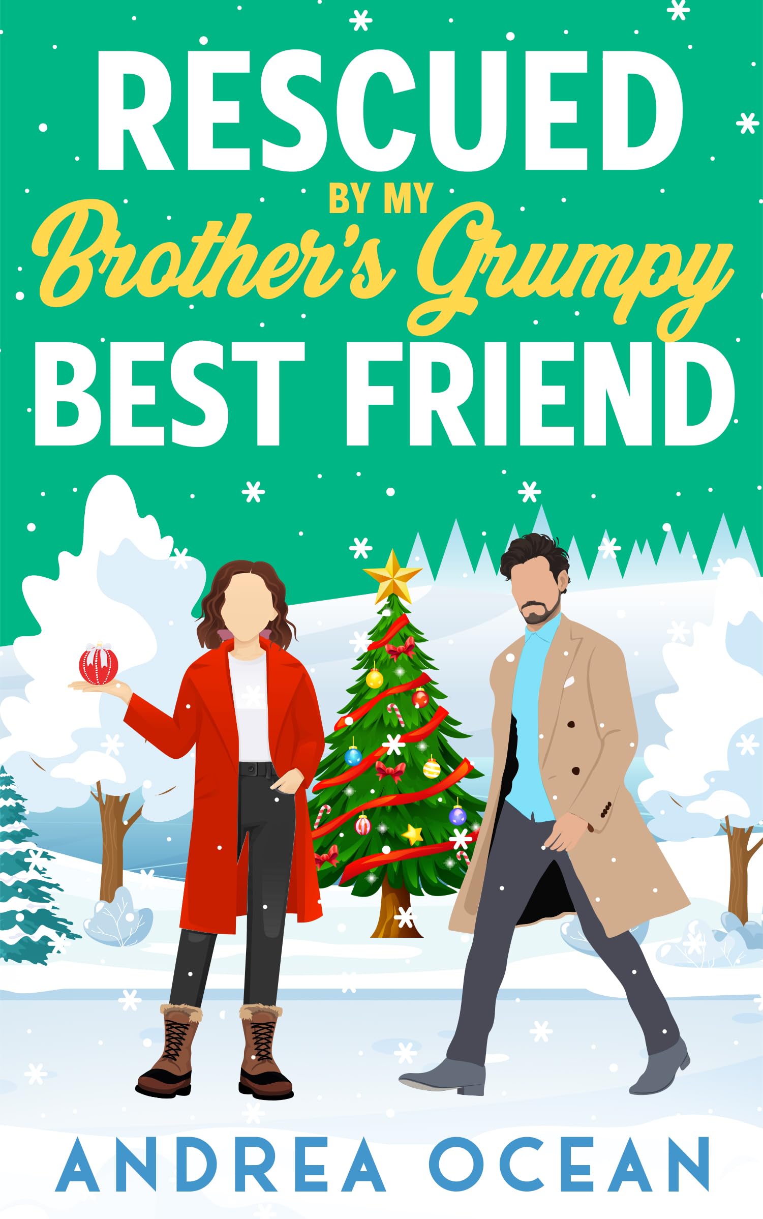 Rescued by My Brother's Grumpy Best Friend: A Sweet Small Town Romantic Comedy (Carter Brothers, Cape Haven Romcoms)