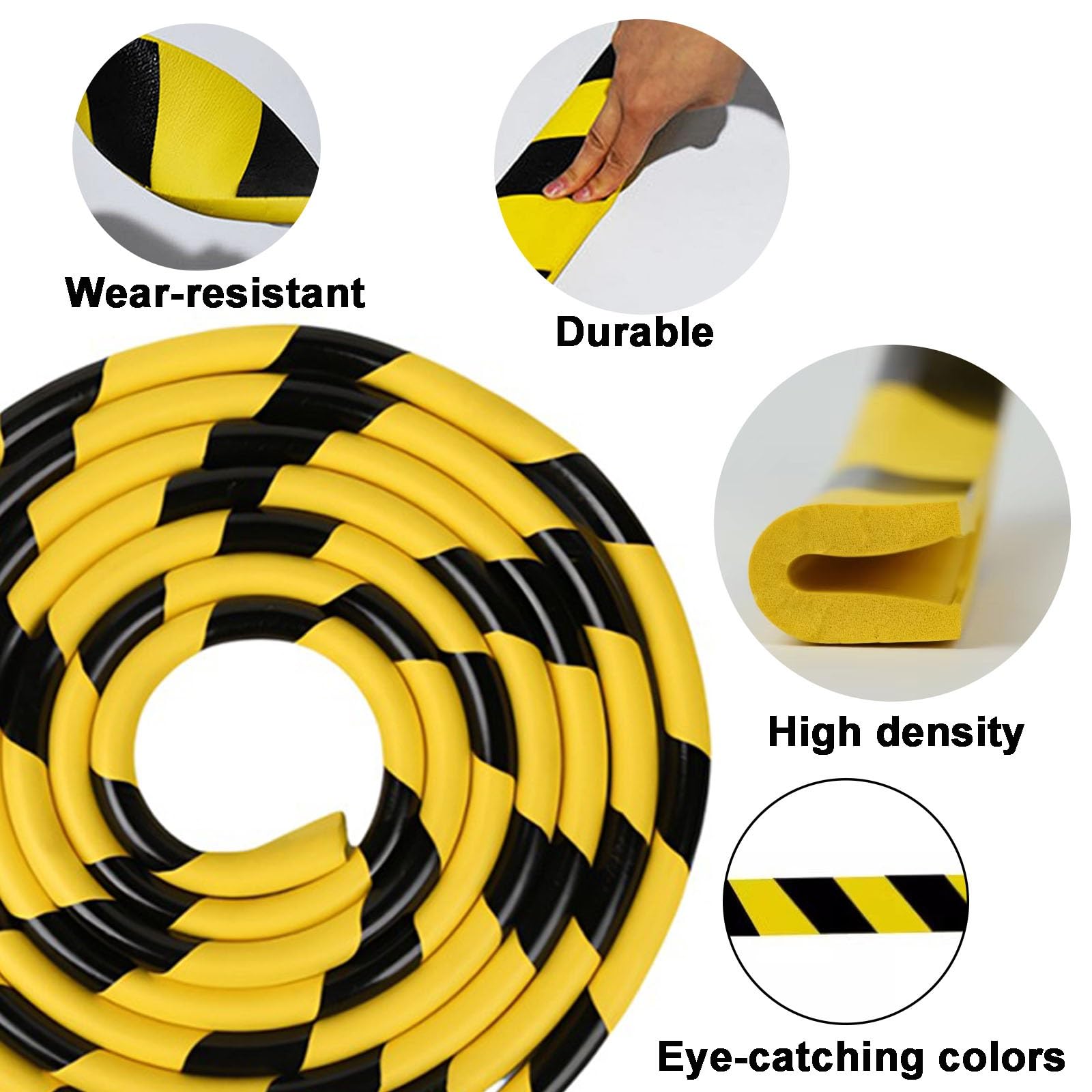 Protectores de esquina de espuma, protectores de pared y columna resistentes para seguridad industrial