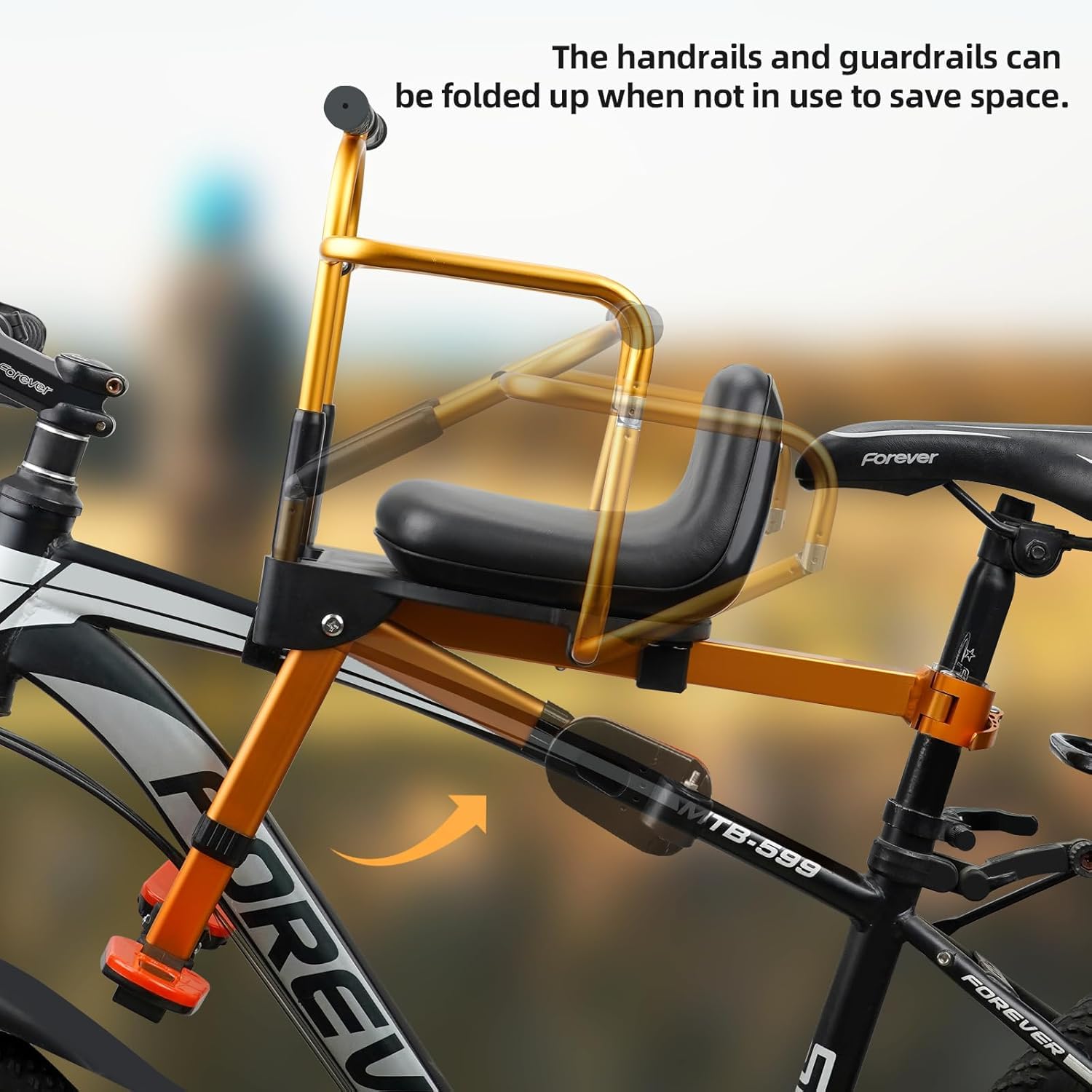 Bike Seat For Toddler Baby Bike Seat FORTOP Front-Mount U2013